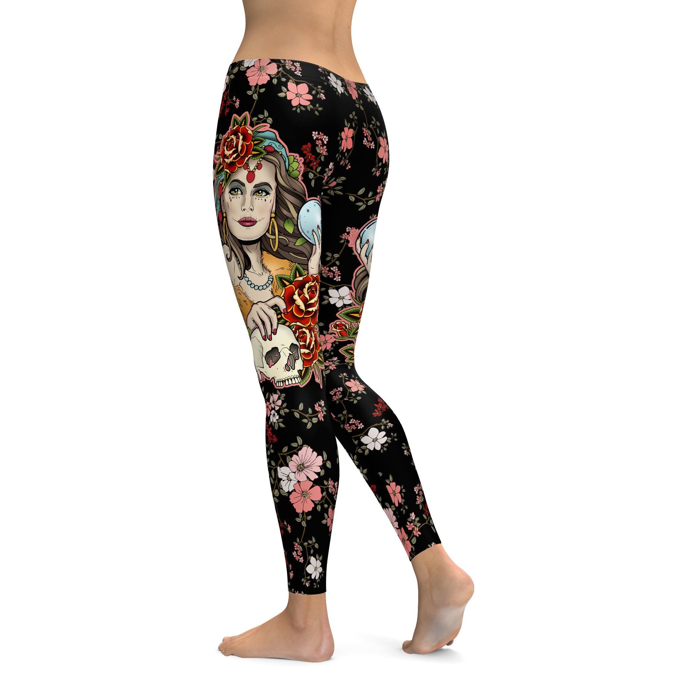 Gypsy Fortune Teller Leggings - GearBunch Leggings / Yoga Pants