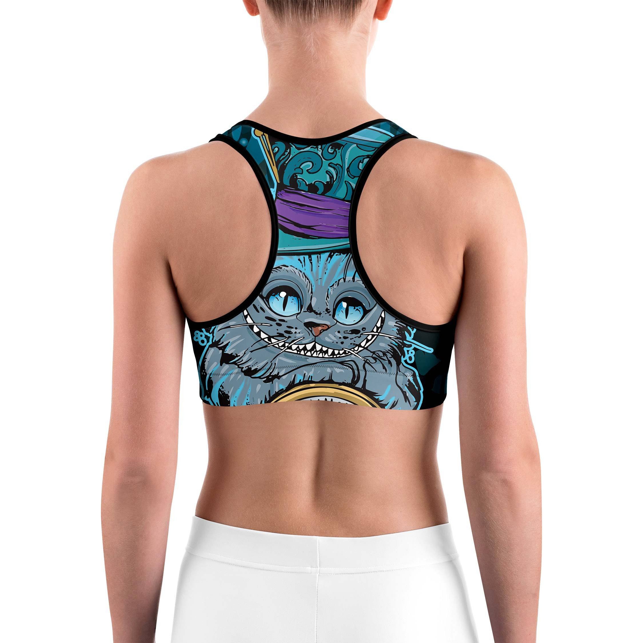 Cheshire Cat Sports bra - GearBunch Leggings / Yoga Pants