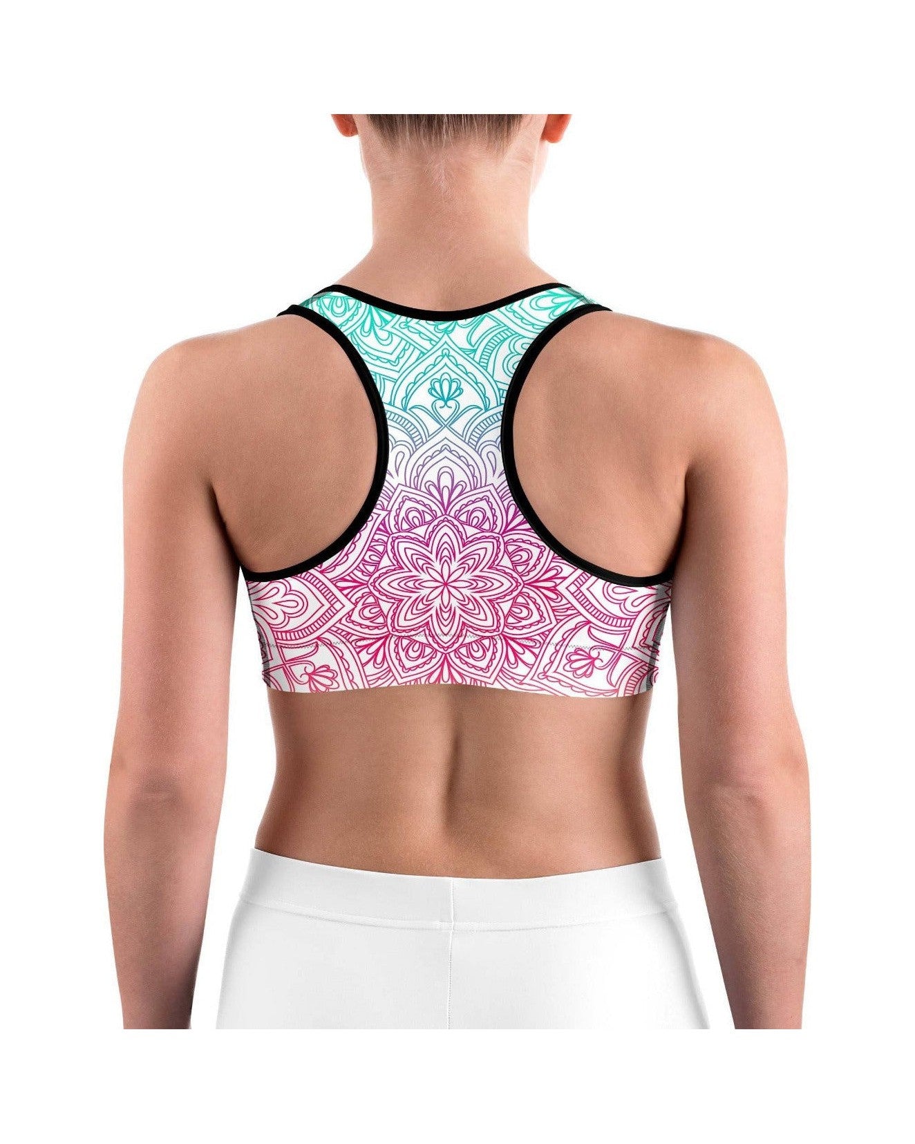 GearBunch - Bright Mandala Sports bra