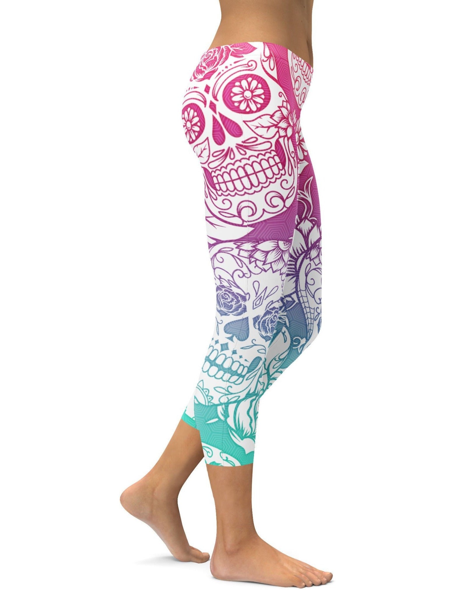 GearBunch | Bright Sugar Skull Capris