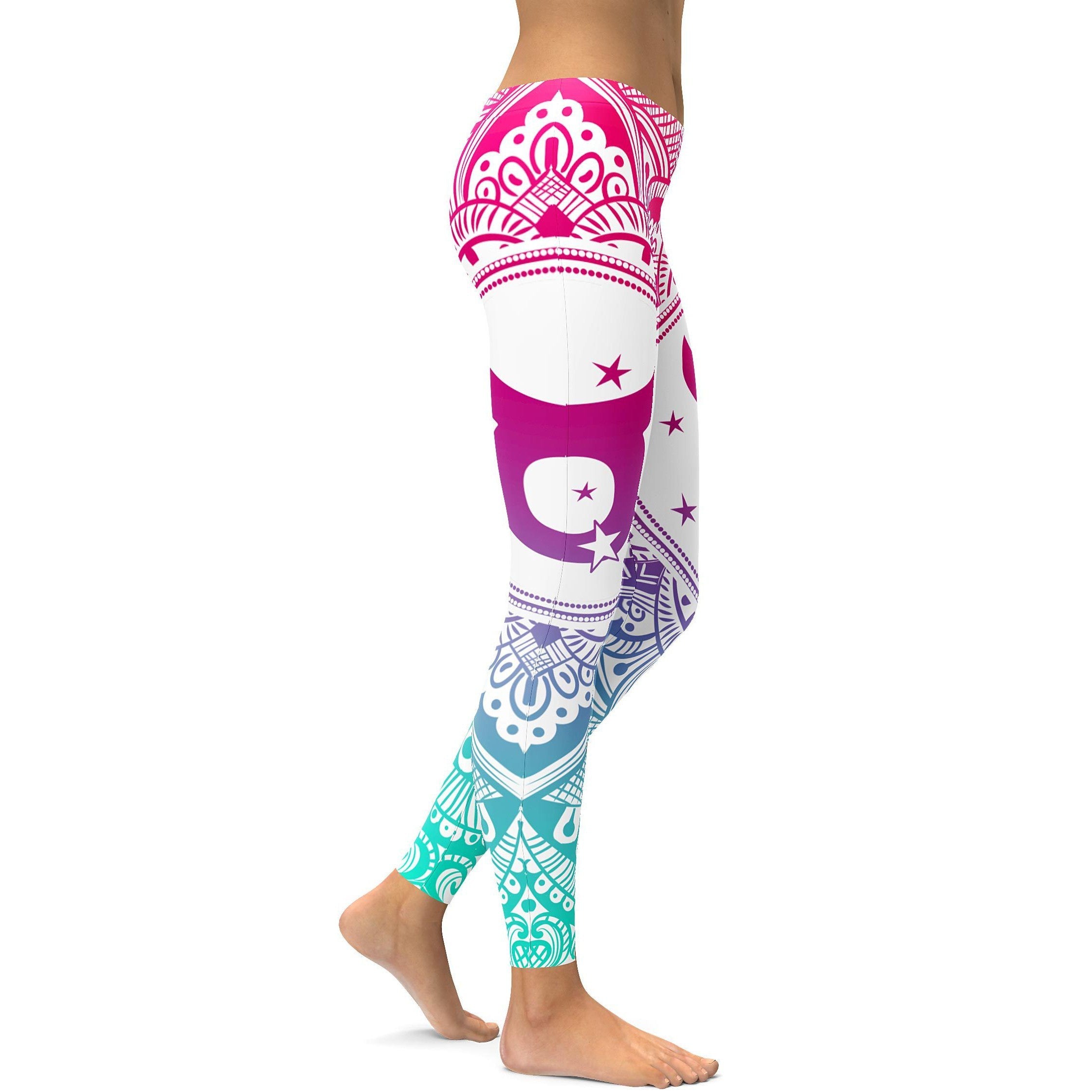 Bright Taurus Leggings - GearBunch Leggings / Yoga Pants
