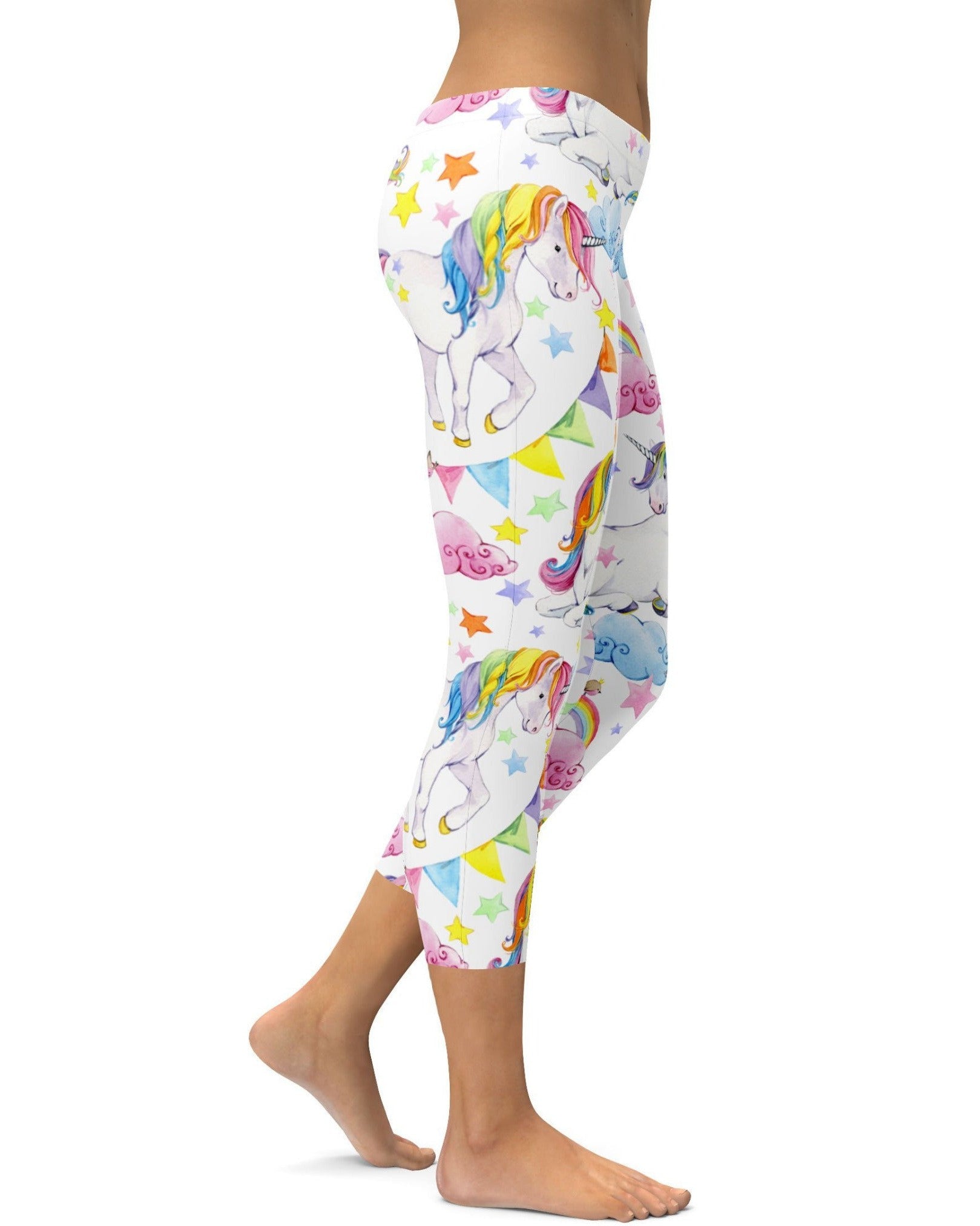 GearBunch | Watercolor Unicorn Capris