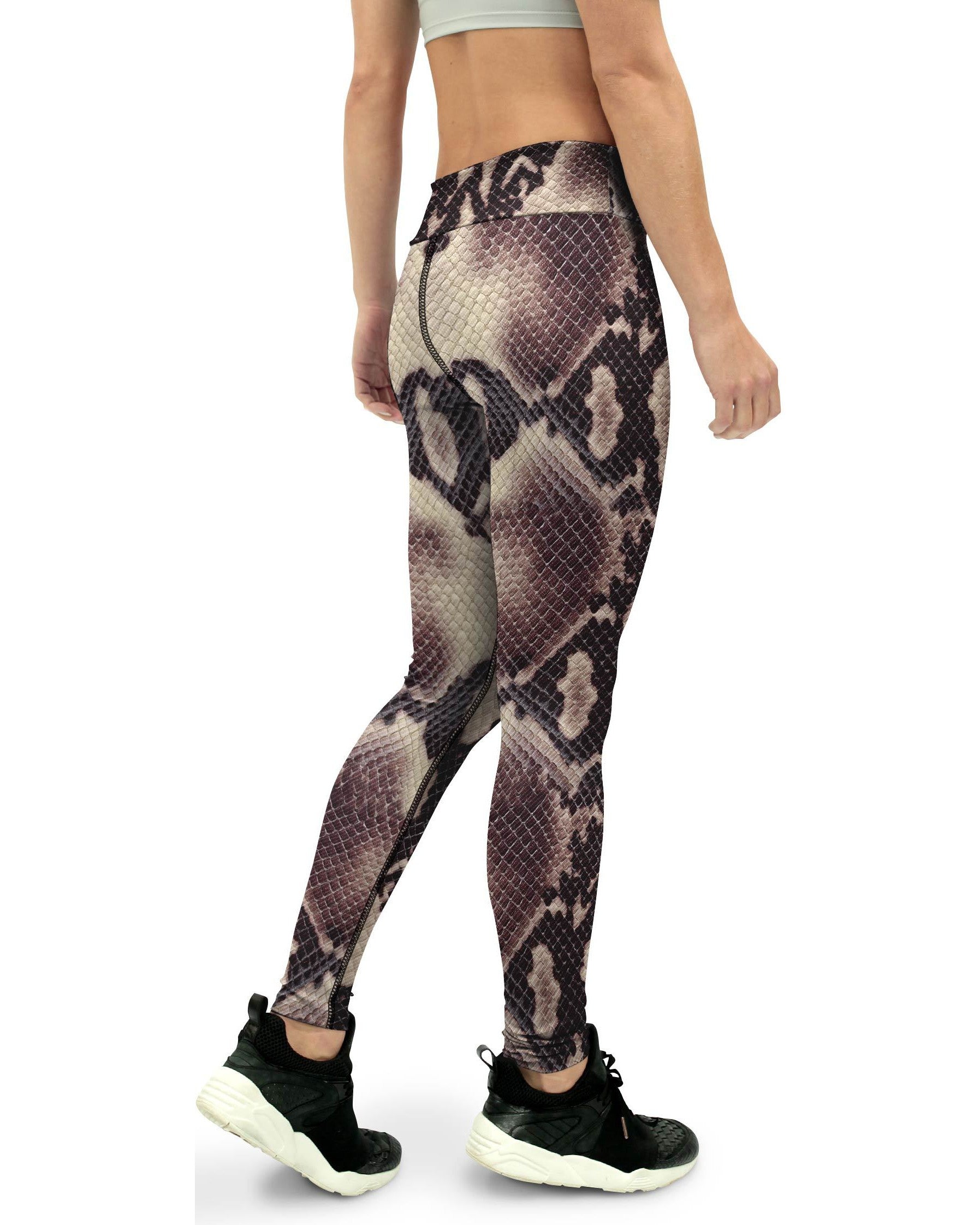 Anaconda Snake Skin Yoga Pants - GearBunch Leggings / Yoga Pants