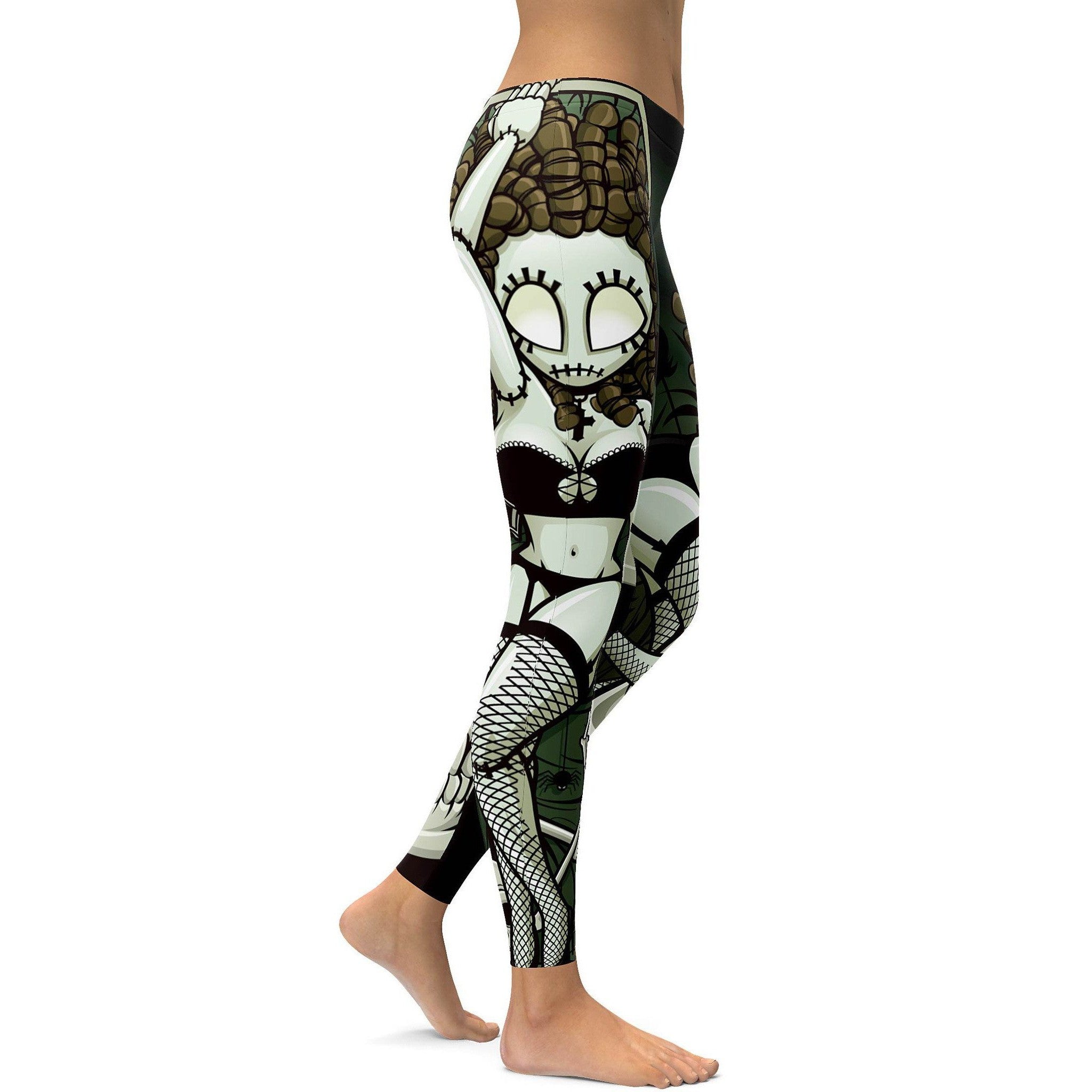 Zombie Pinup Girl Leggings | GearBunch