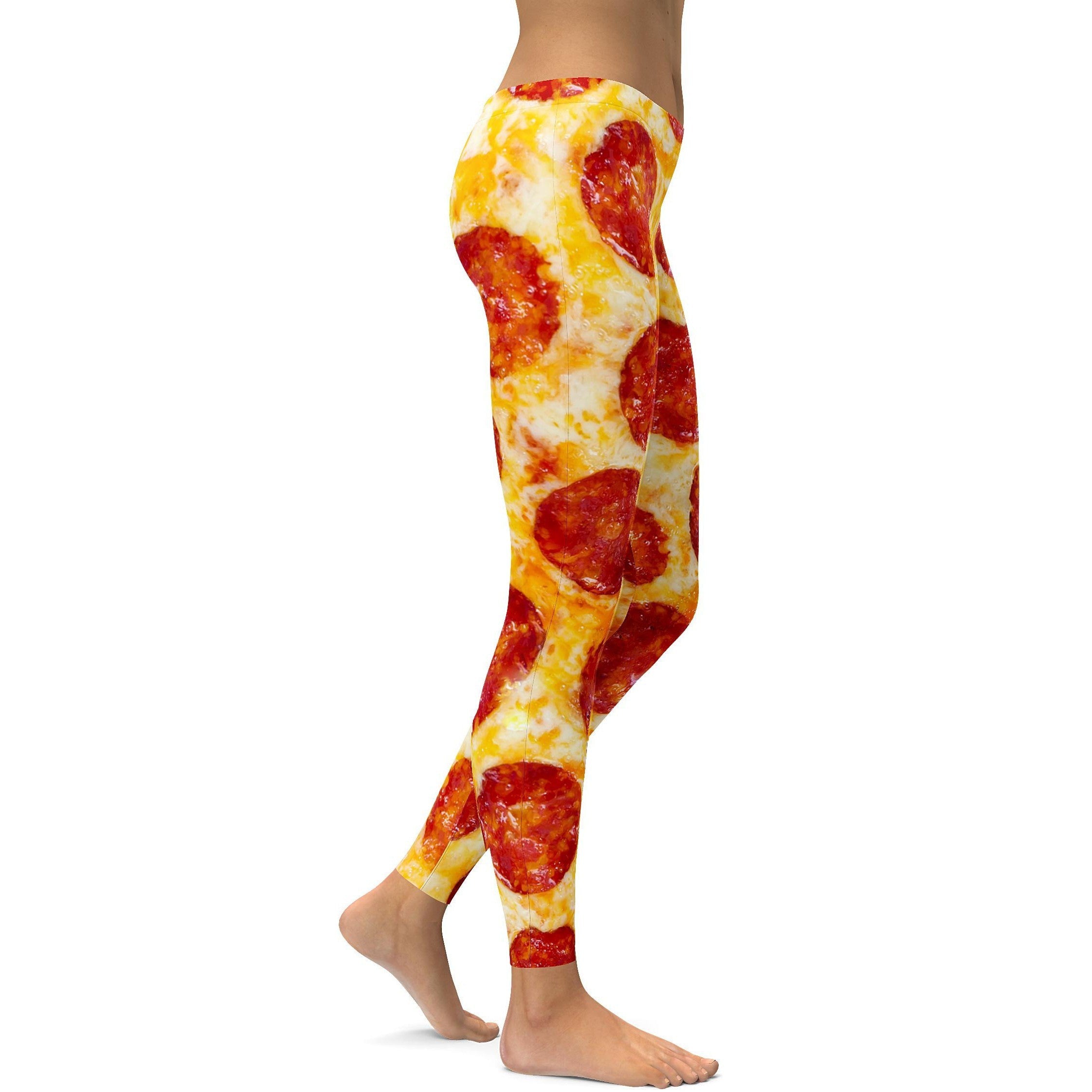 Pizza Leggings - GearBunch Leggings / Yoga Pants