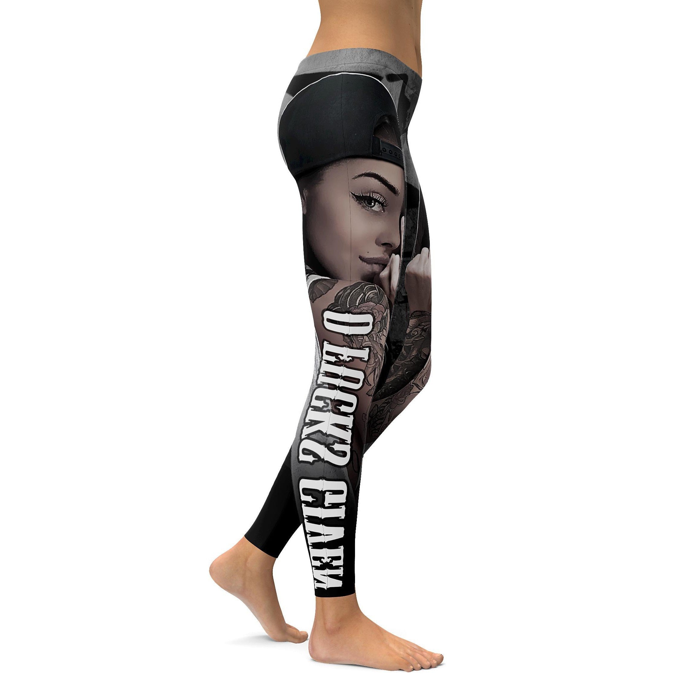 Zero F@#$s Given - GearBunch Leggings / Yoga Pants
