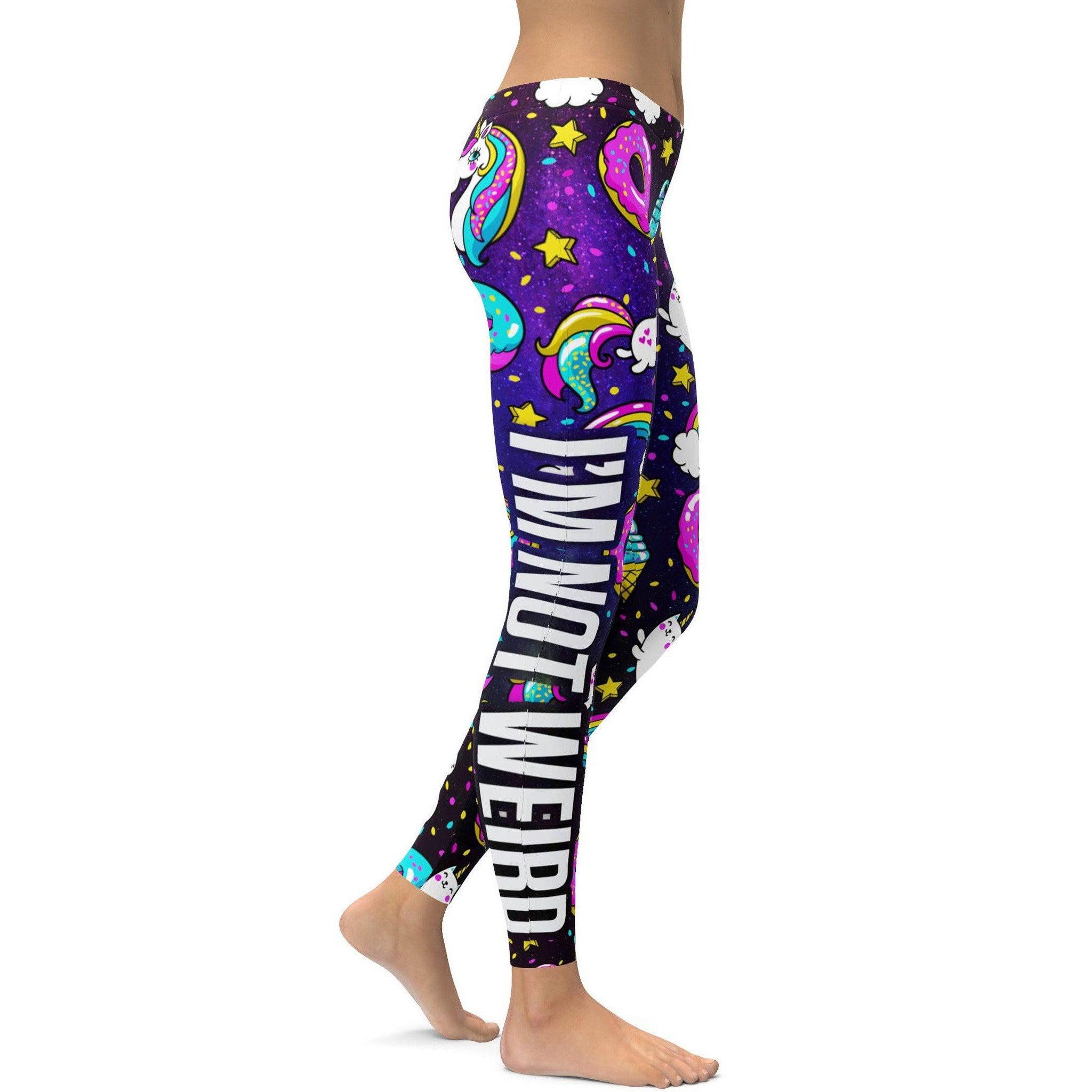 I'm not weird, I'm a Unicorn Leggings - GearBunch Leggings / Yoga Pants