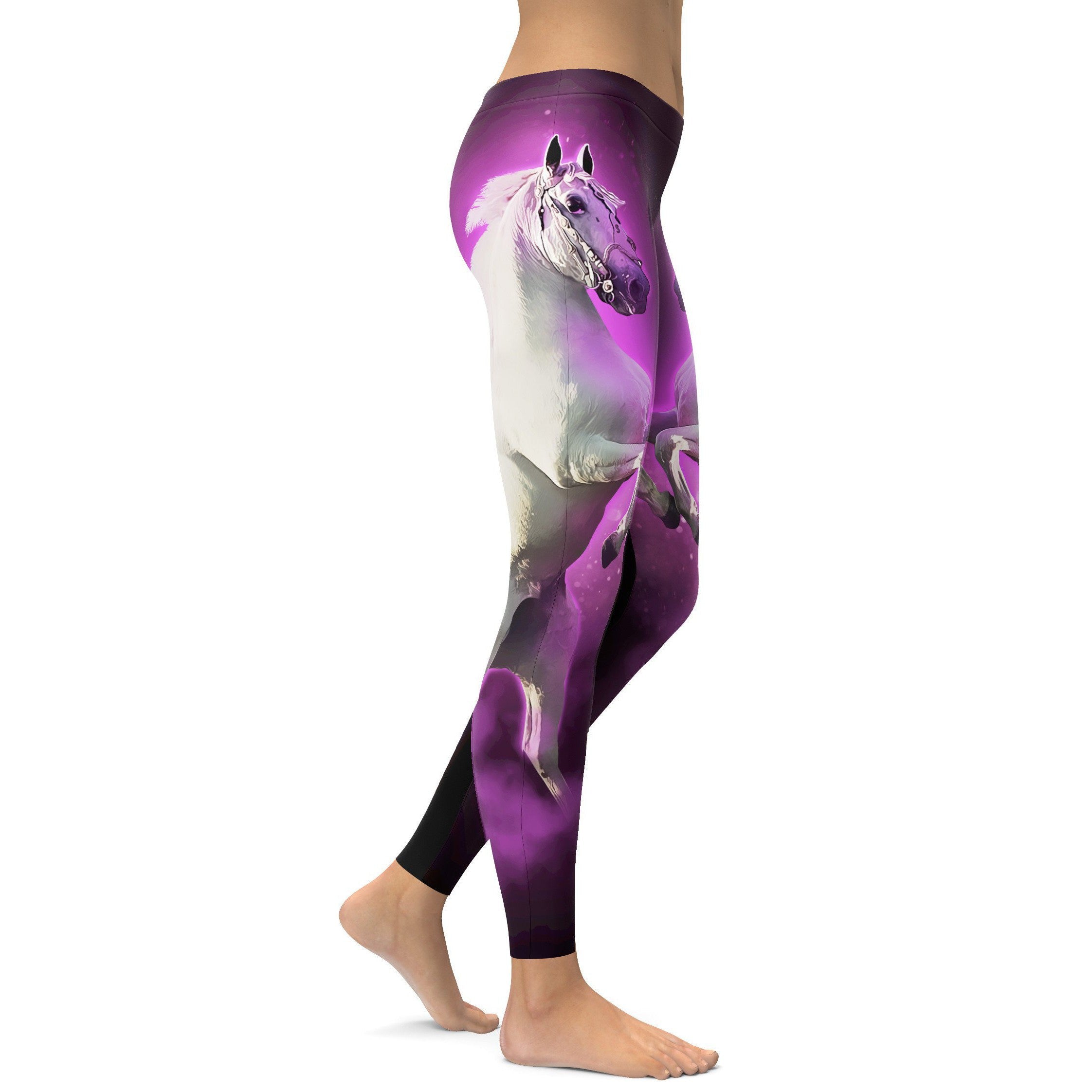 Rearing Horse Leggings - GearBunch Leggings / Yoga Pants