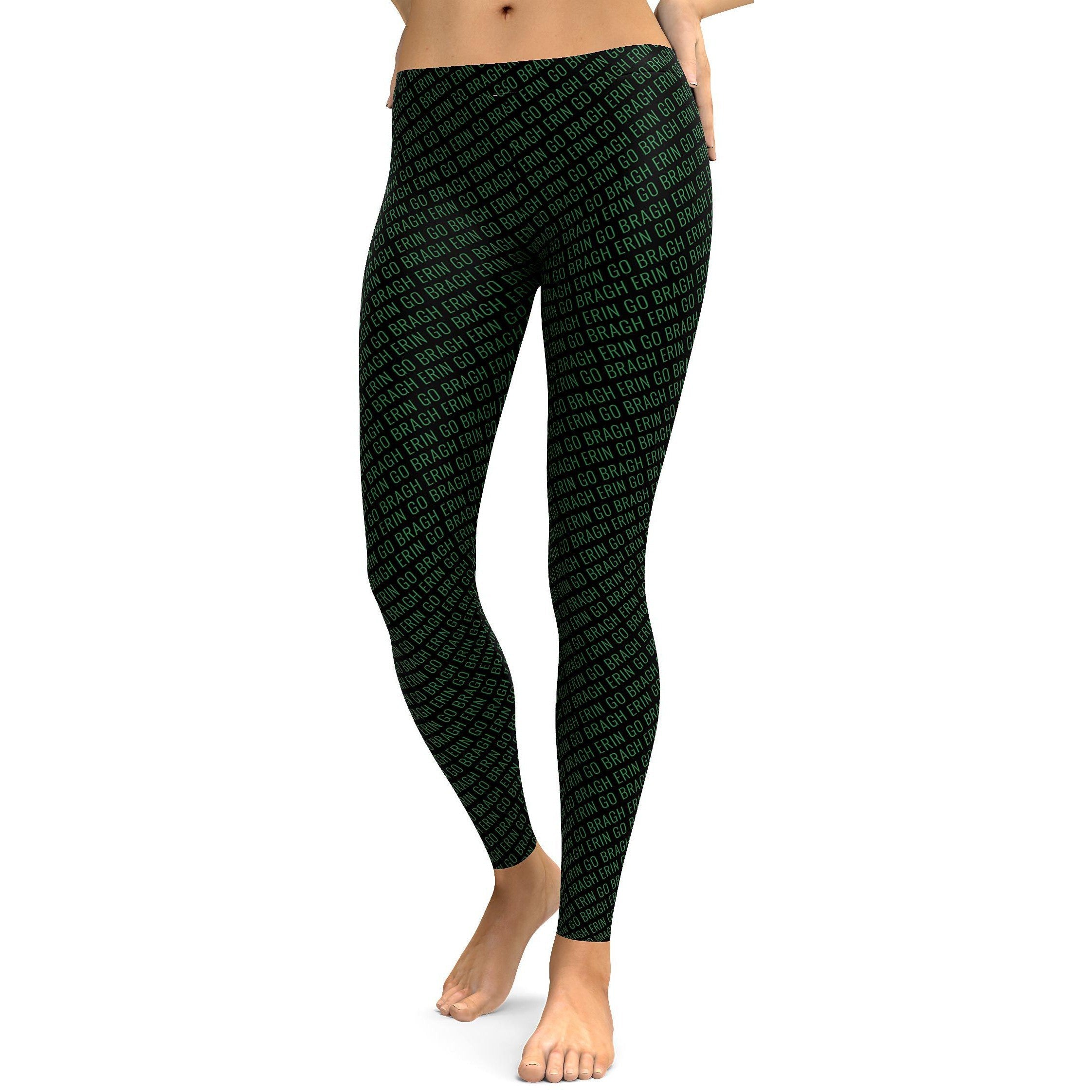 Irish "Erin Go Bragh" Leggings | GearBunch