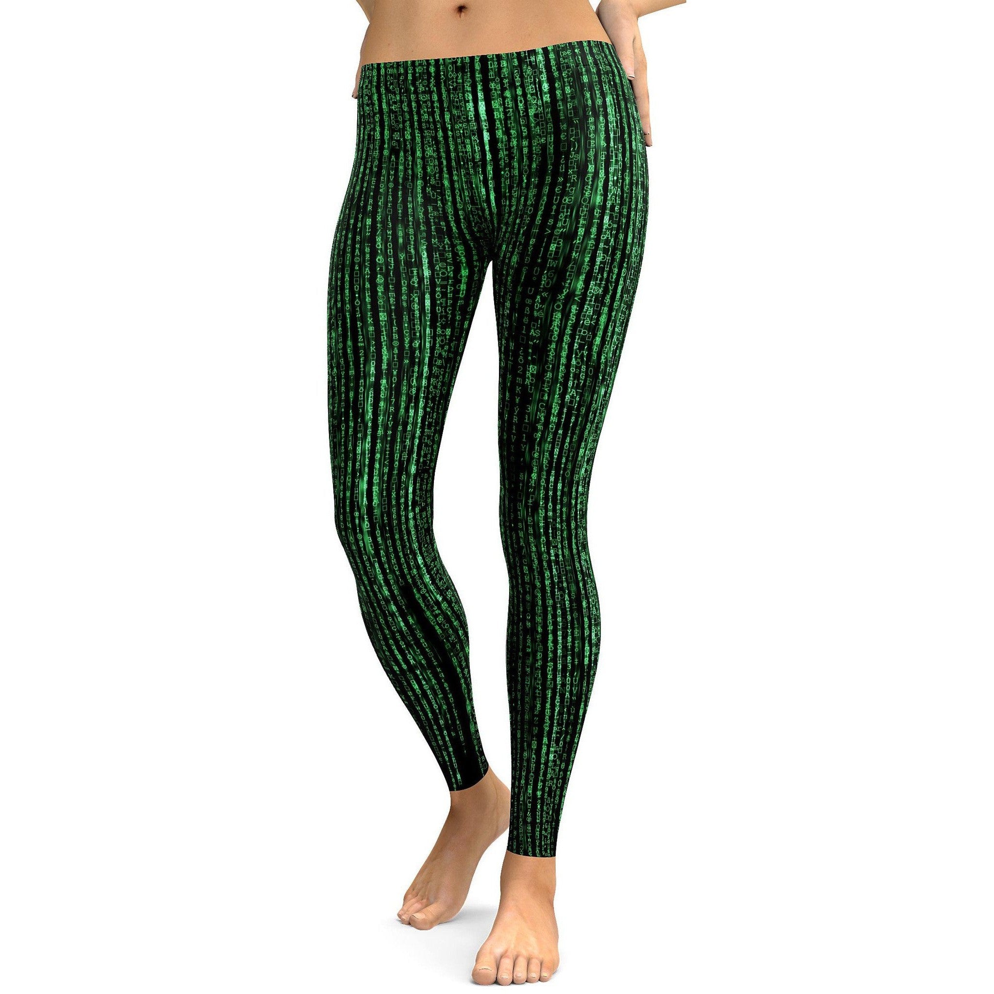 Matrix Inspired Leggings - GearBunch Leggings / Yoga Pants