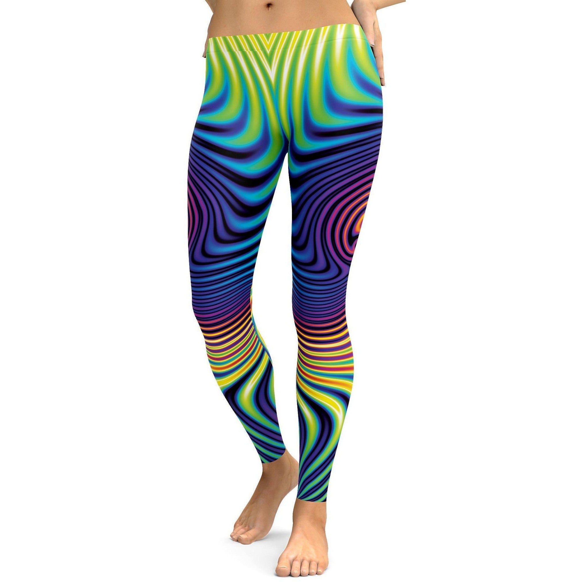 Psychedelic Fractal Leggings - Gearbunch Leggings