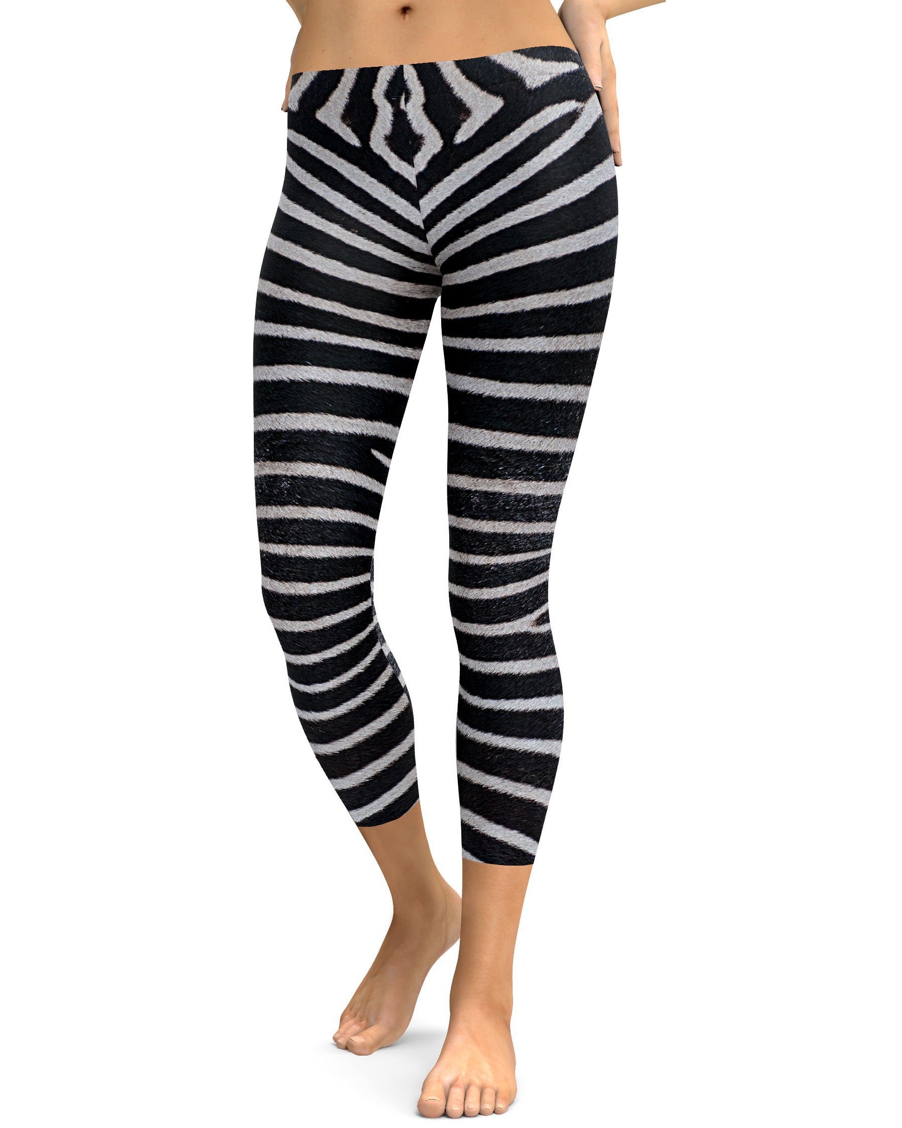 Zebra Skin Capris