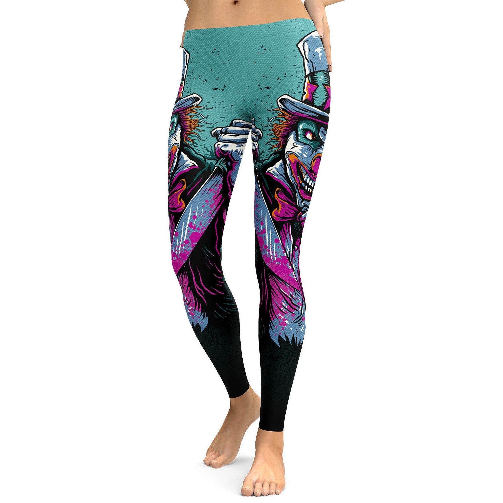 Evil Clown Leggings - GearBunch Leggings / Yoga Pants