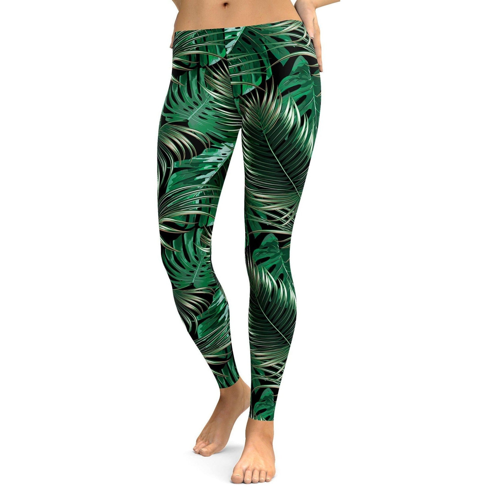 Palm Trees Leggings - GearBunch Leggings