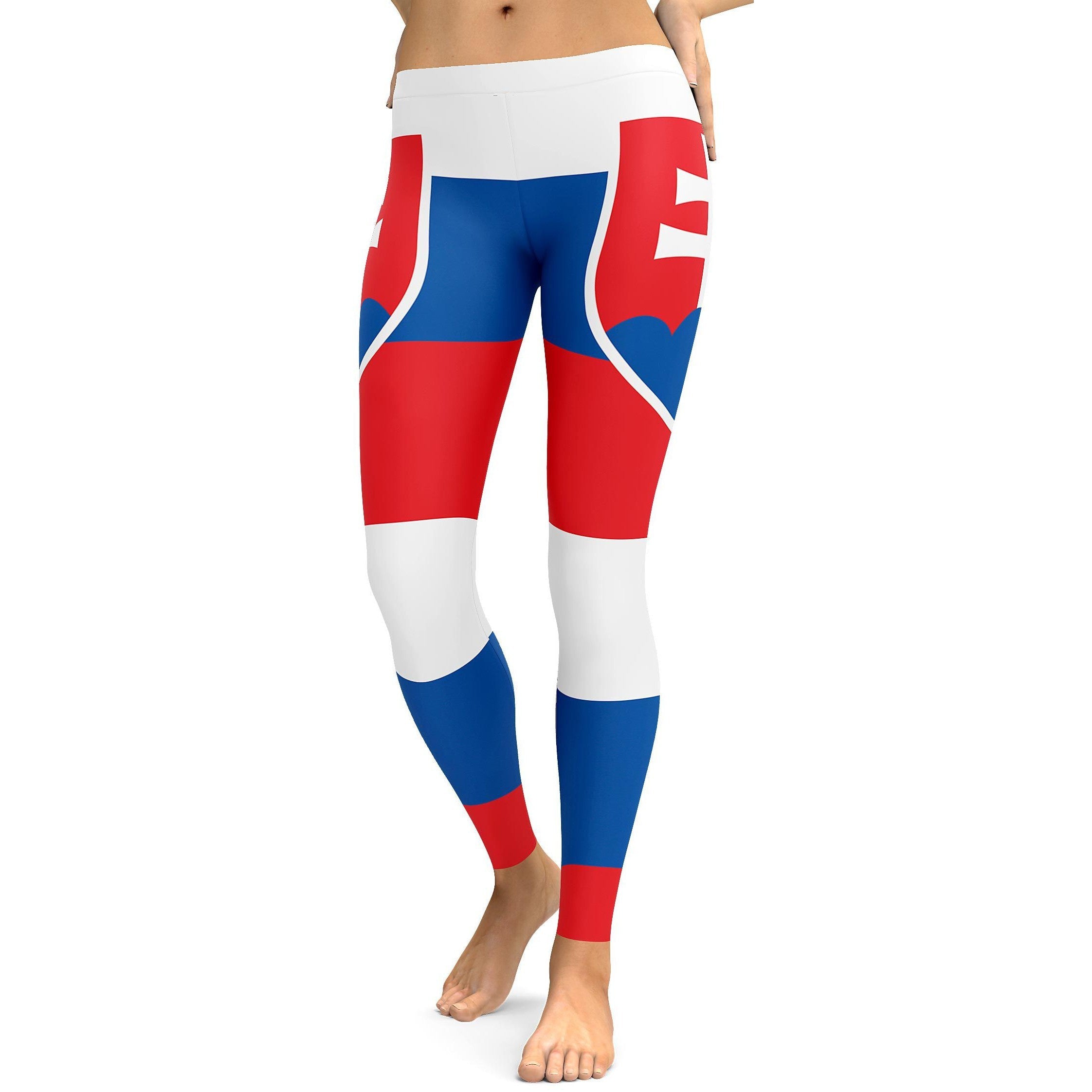 Slovakian Flag Leggings