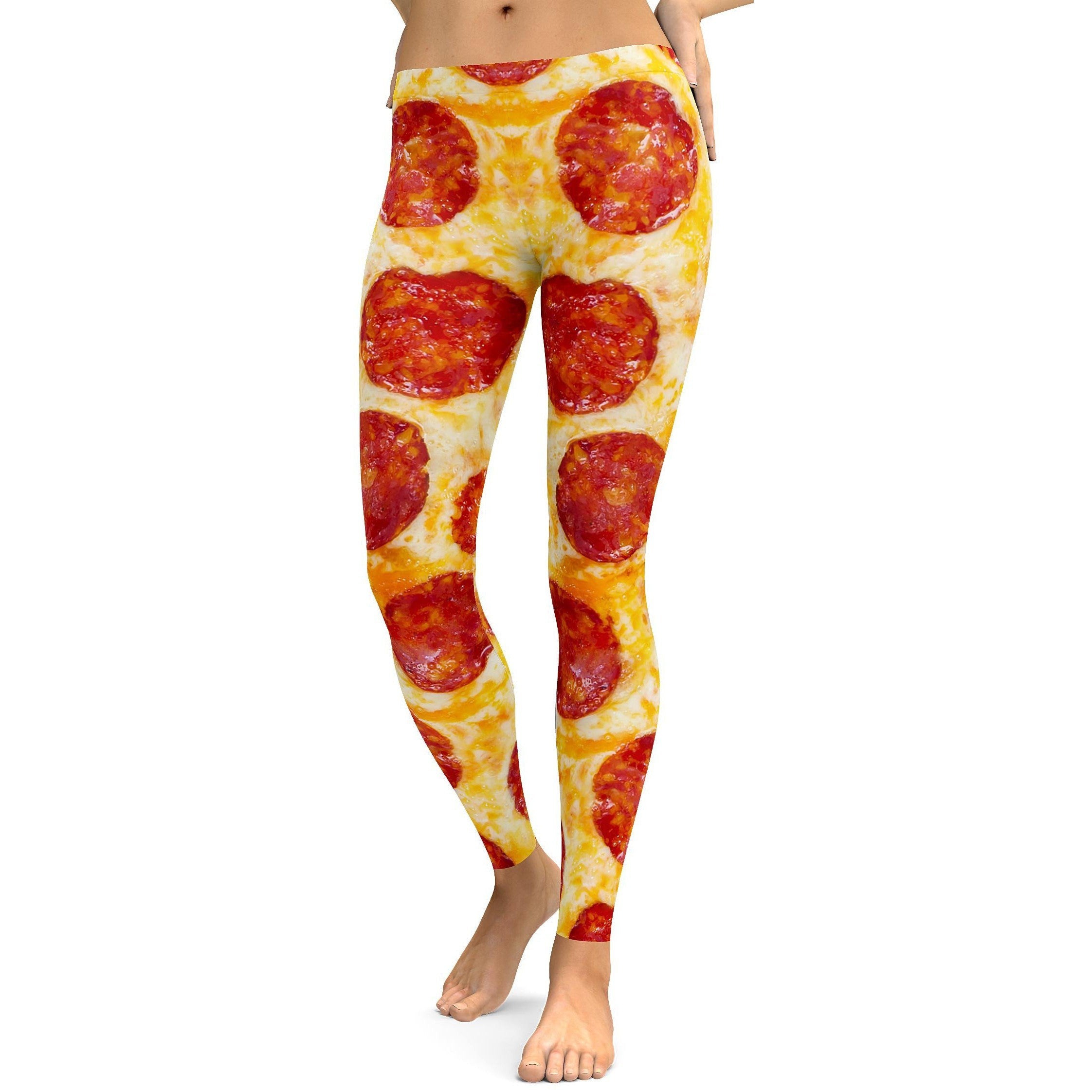 Pizza Leggings - GearBunch Leggings / Yoga Pants
