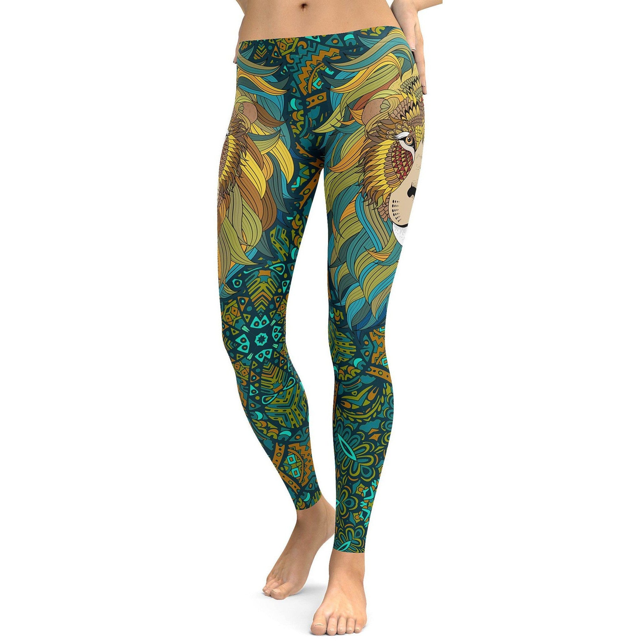 Lion Leggings / Yoga Pants - GearBunch Leggings / Yoga Pants