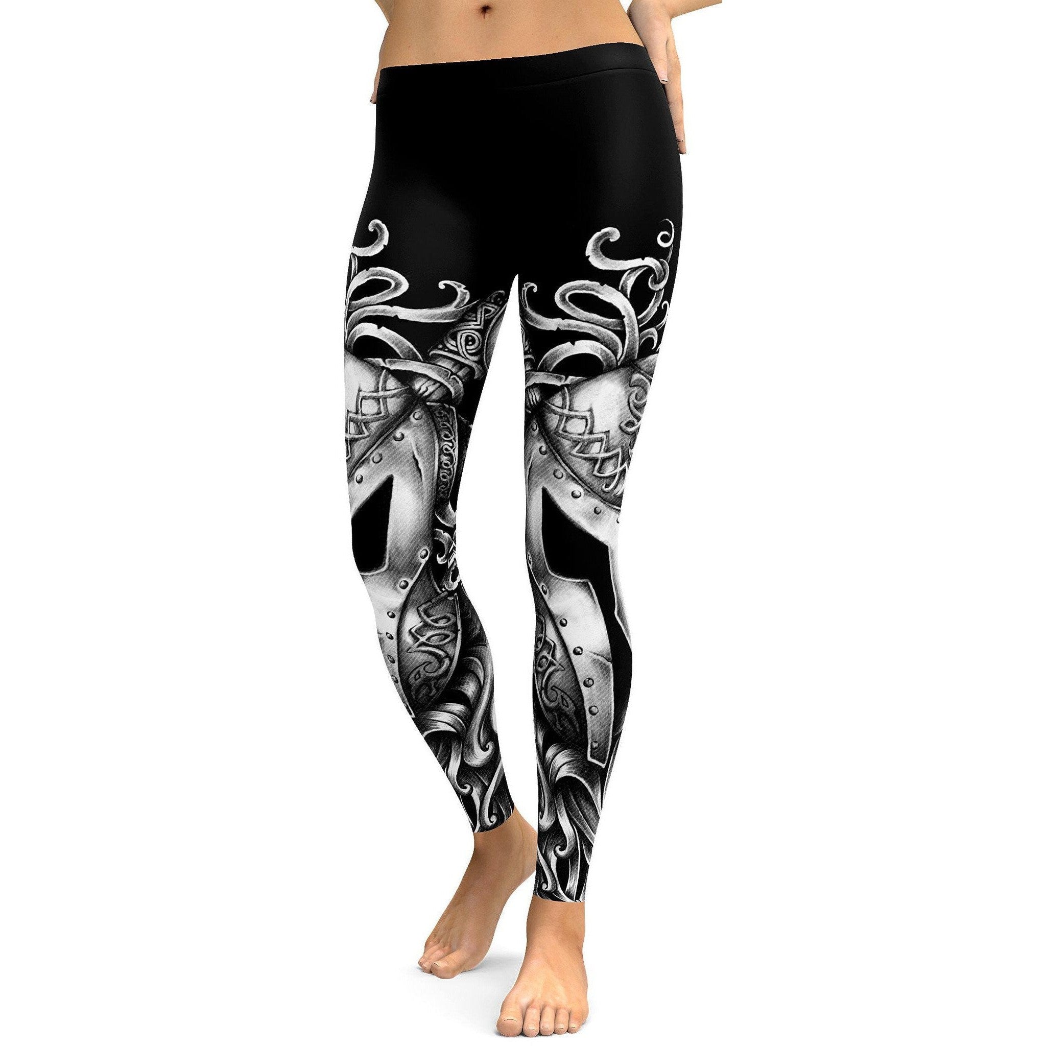 Spartan Warrior Leggings - GearBunch Leggings / Yoga Pants