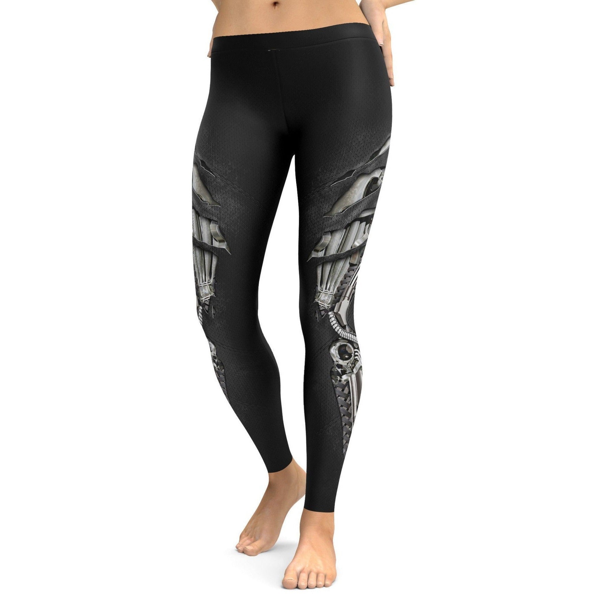 Mechanic Ripped Carbon Leggings - GearBunch Leggings