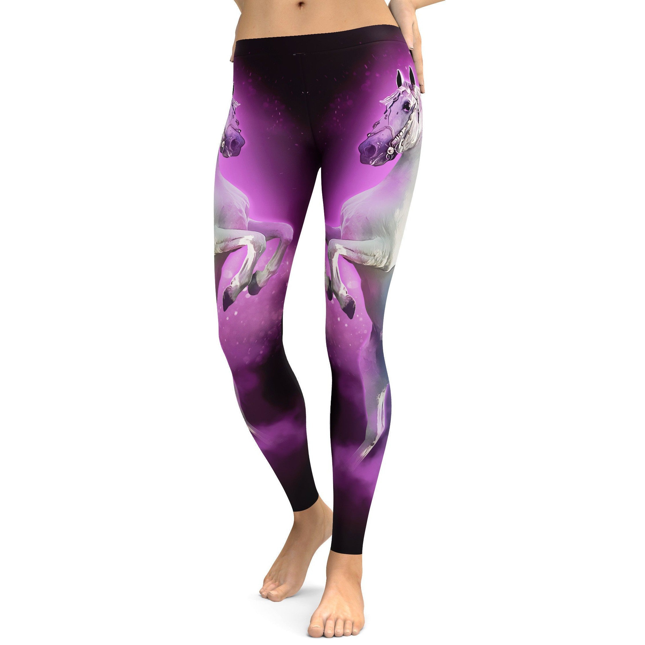 Rearing Horse Leggings - GearBunch Leggings / Yoga Pants