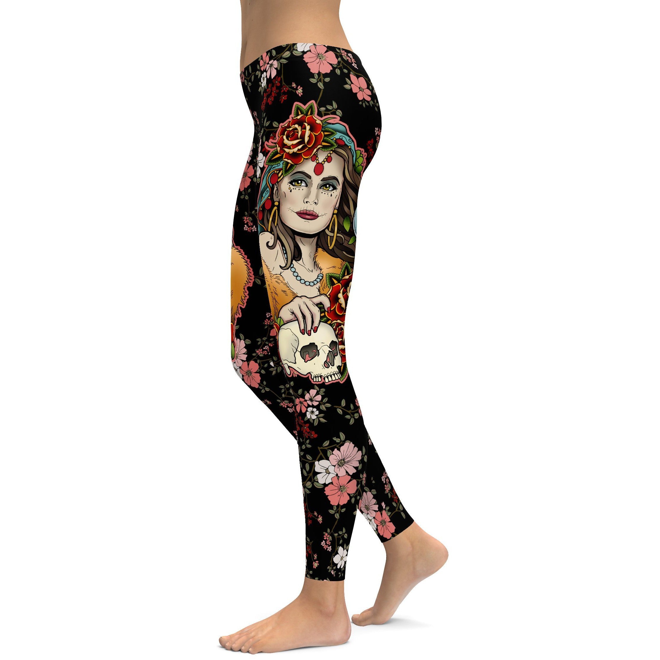 Gypsy Fortune Teller Leggings - GearBunch Leggings / Yoga Pants