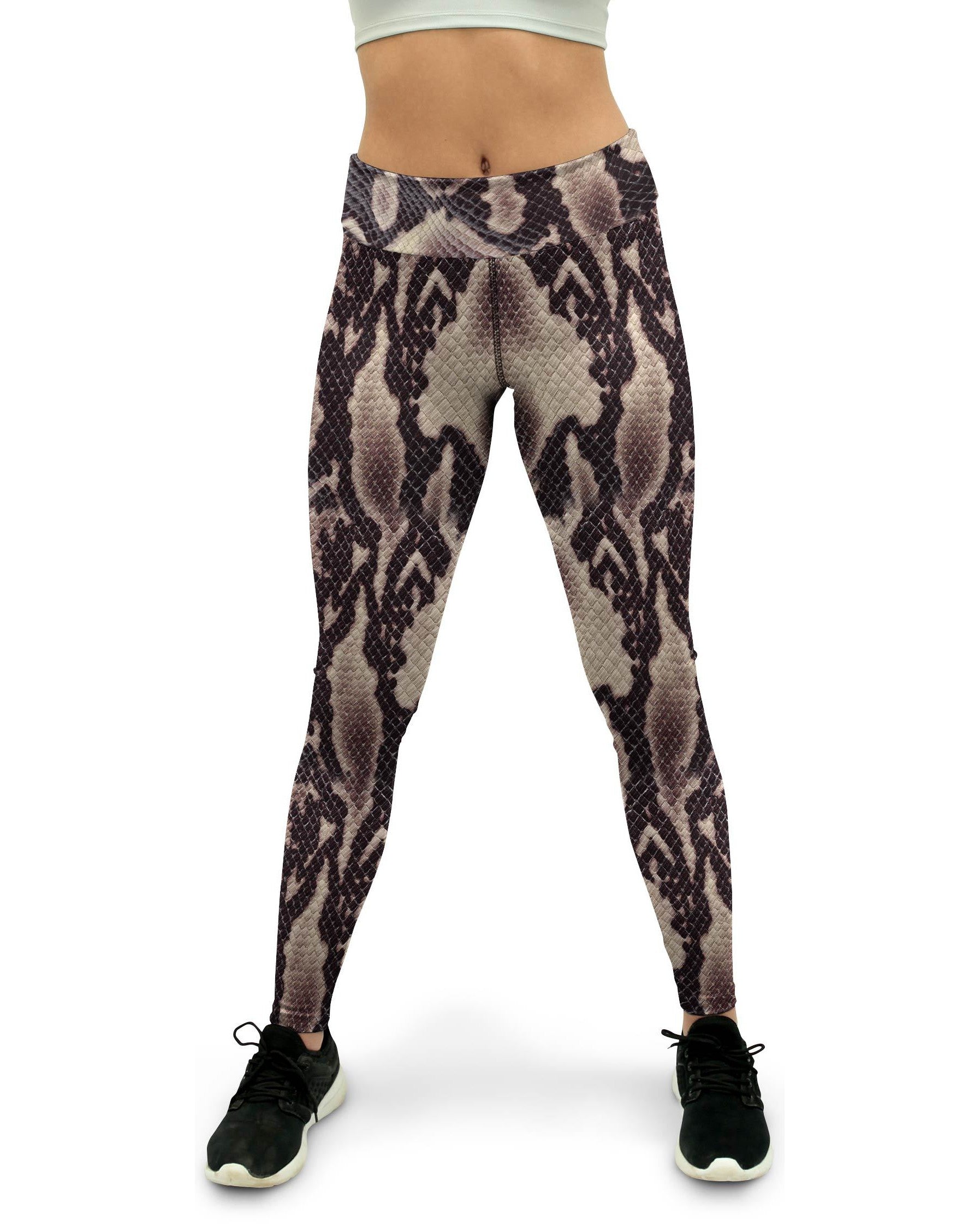 Anaconda Snake Skin Yoga Pants - GearBunch Leggings / Yoga Pants