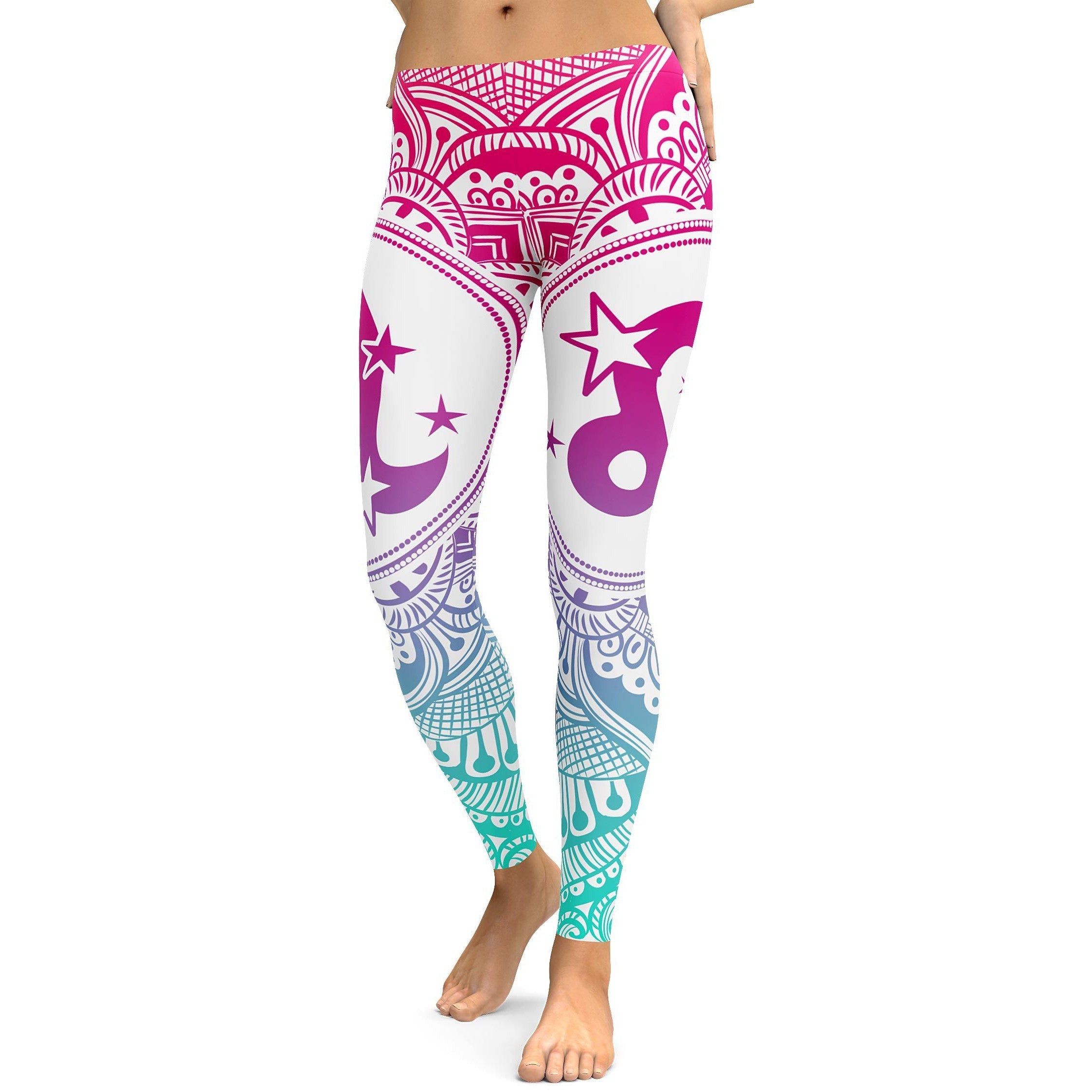 Bright Leo Leggings - GearBunch Leggings / Yoga Pants