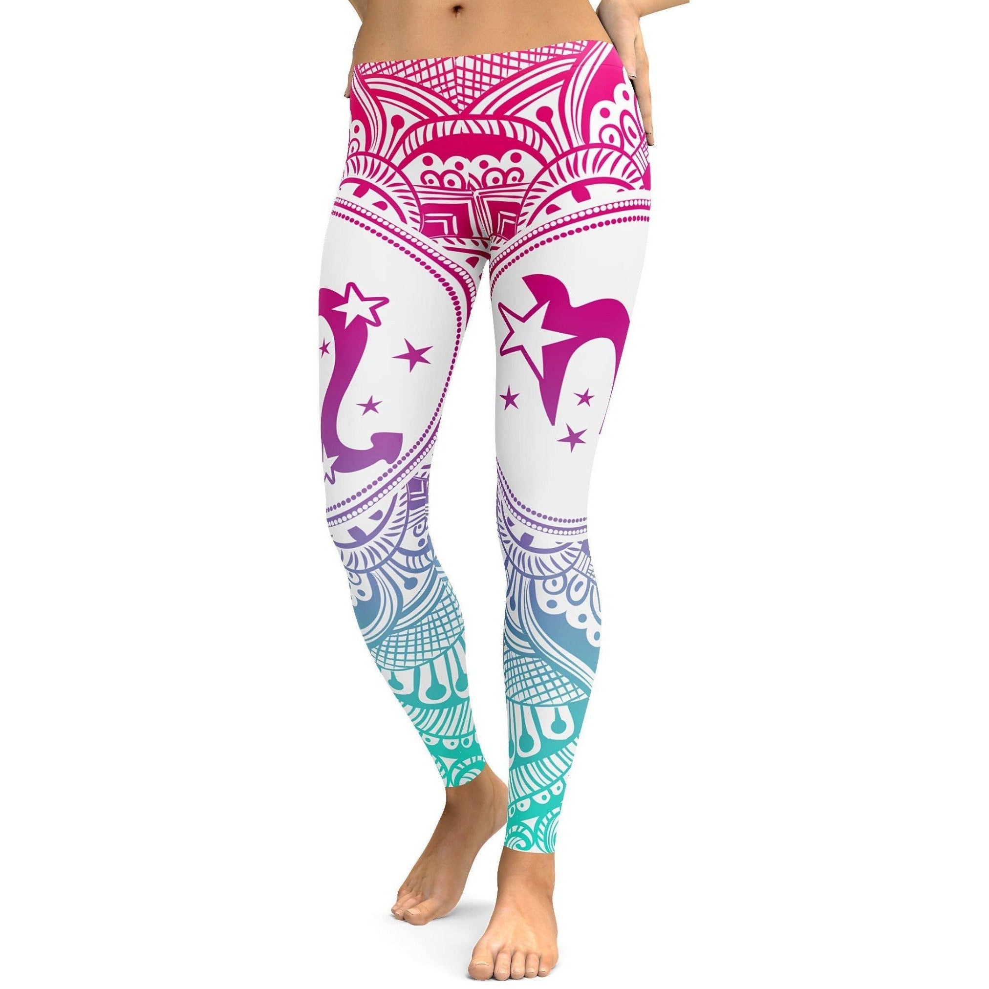 Bright Scorpio Leggings - GearBunch Leggings
