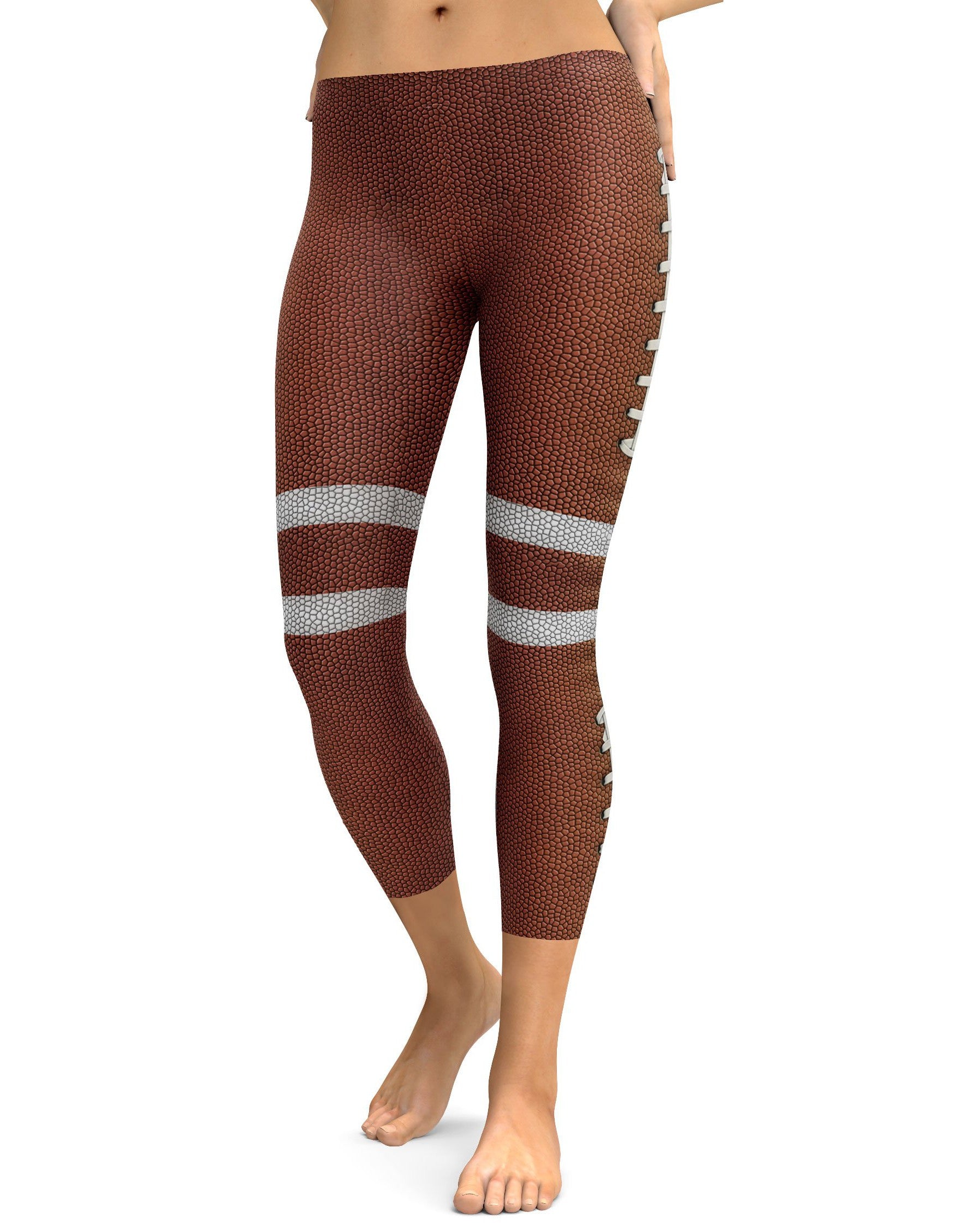 American Football Capris - GearBunch Leggings / Yoga Pants