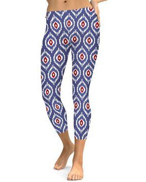 Batik Inspired Capris - Gearbunch