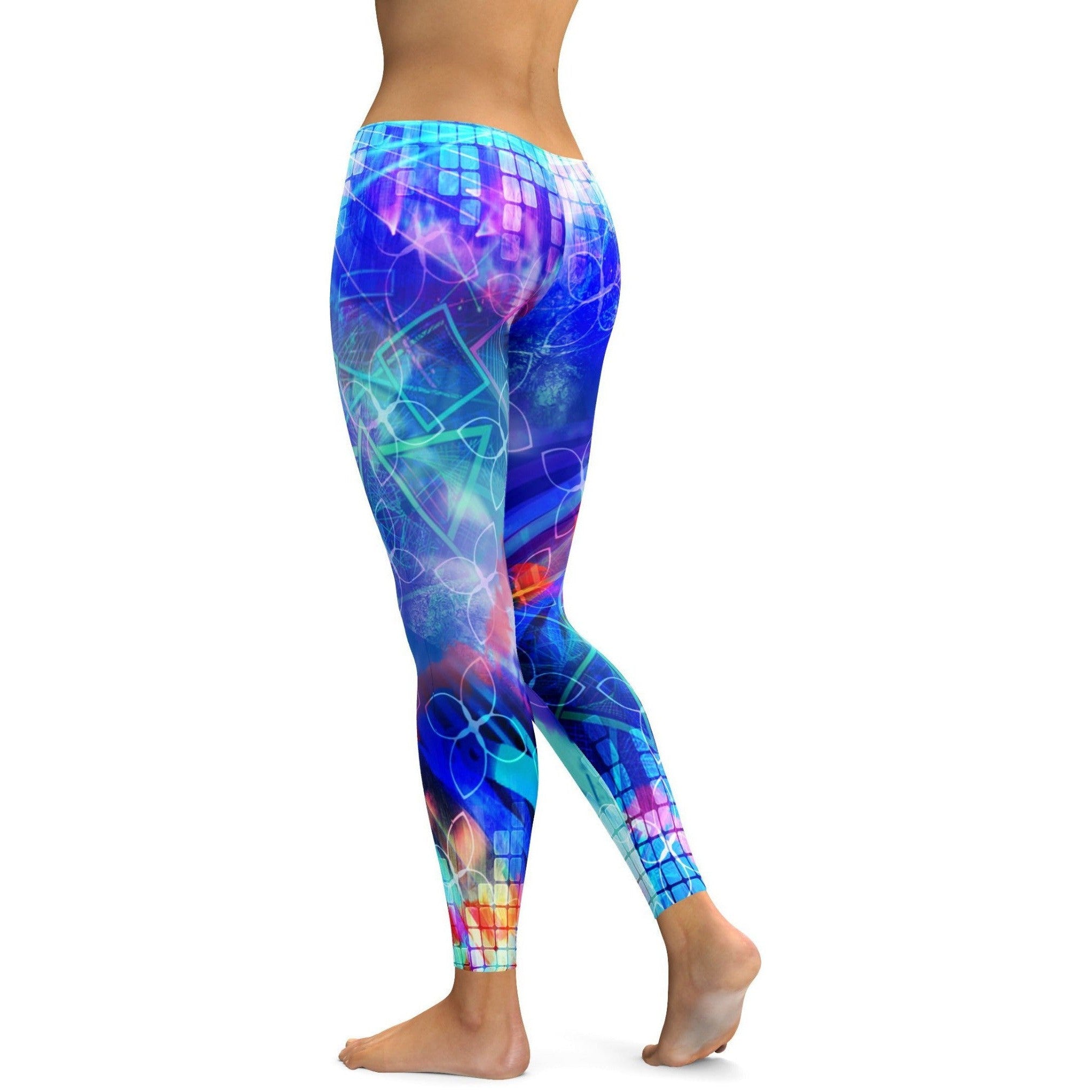 Colorful Rave Leggings | GearBunch