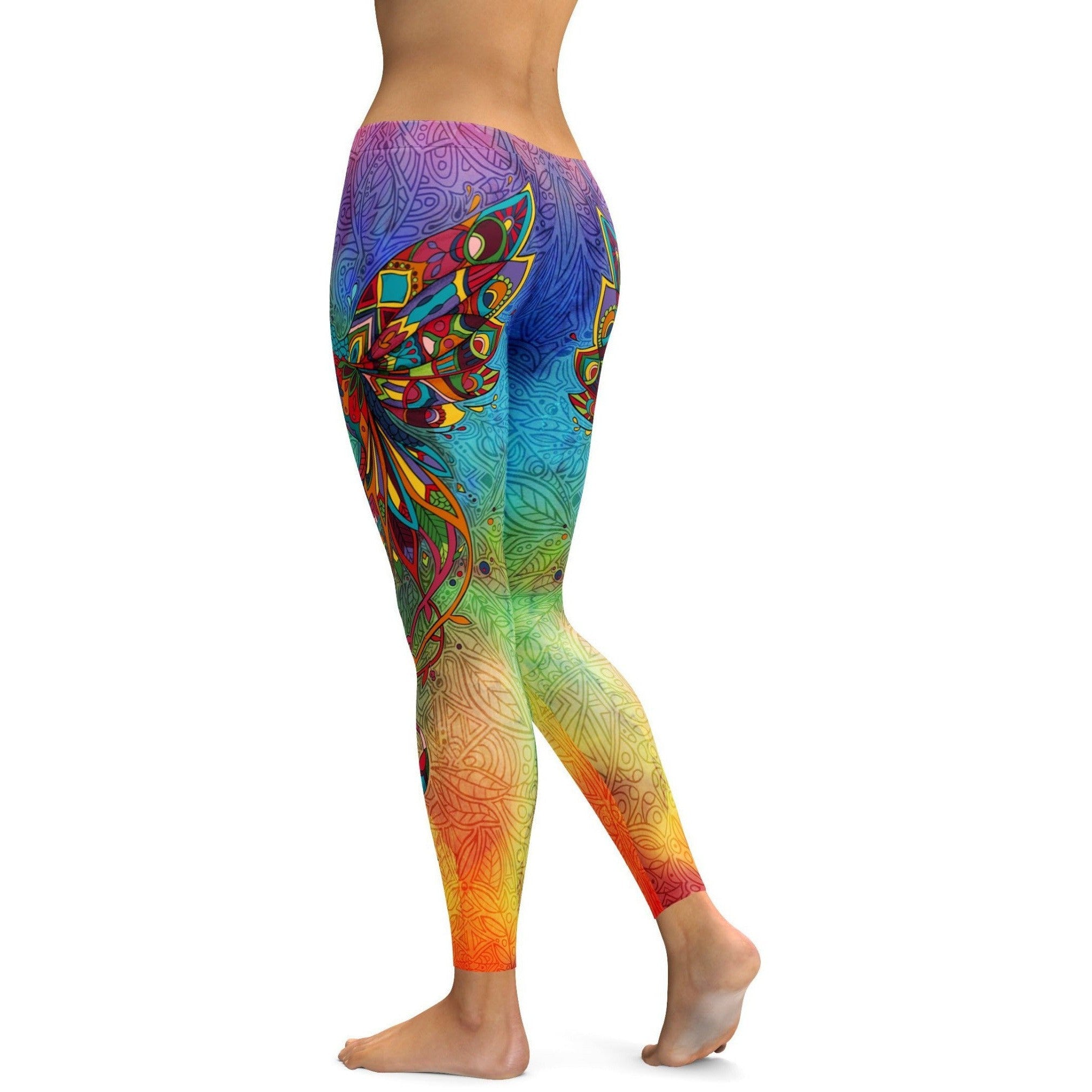 Ornamental Hummingbird Leggings | GearBunch