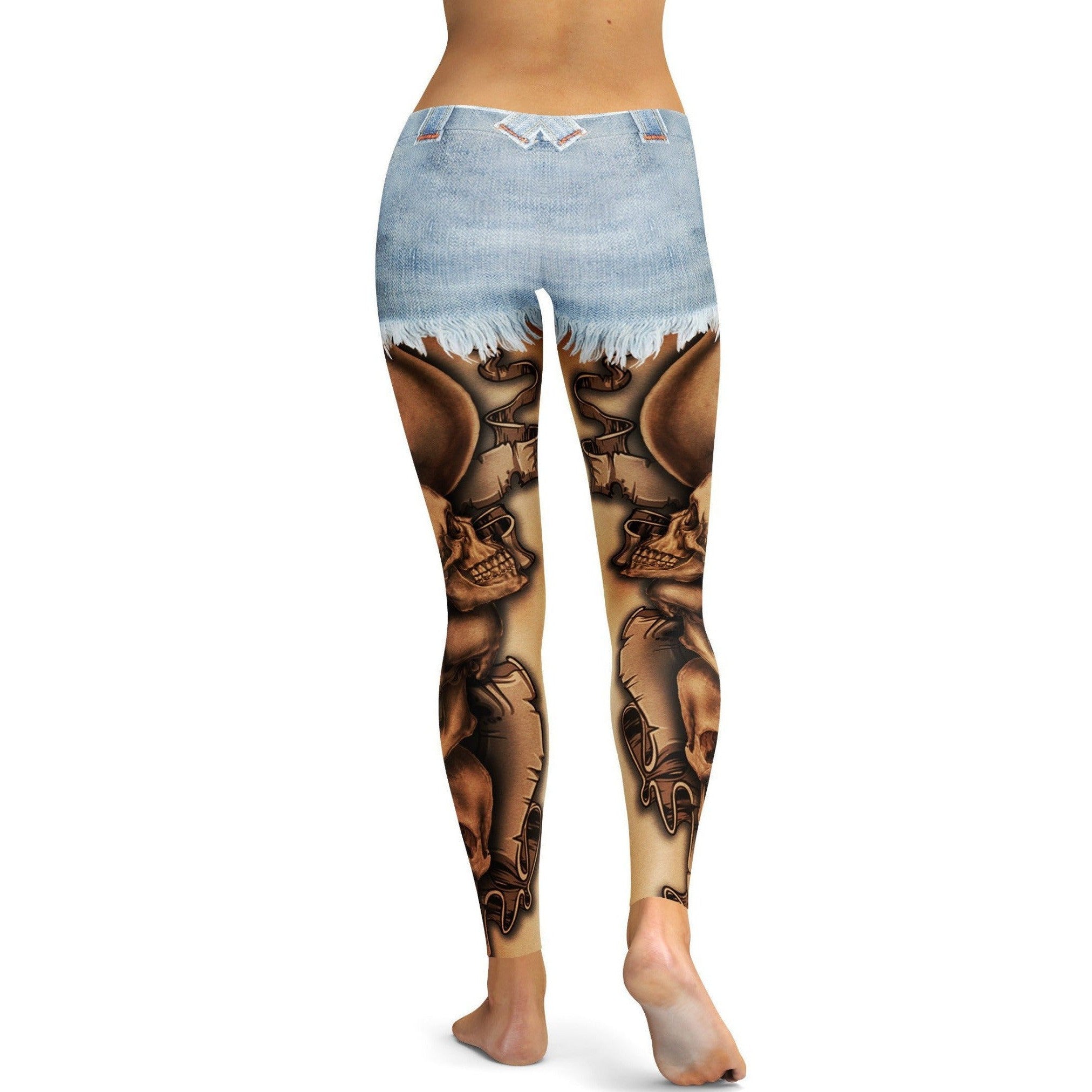 GearBunch - Shorts and Tattoos Leggings