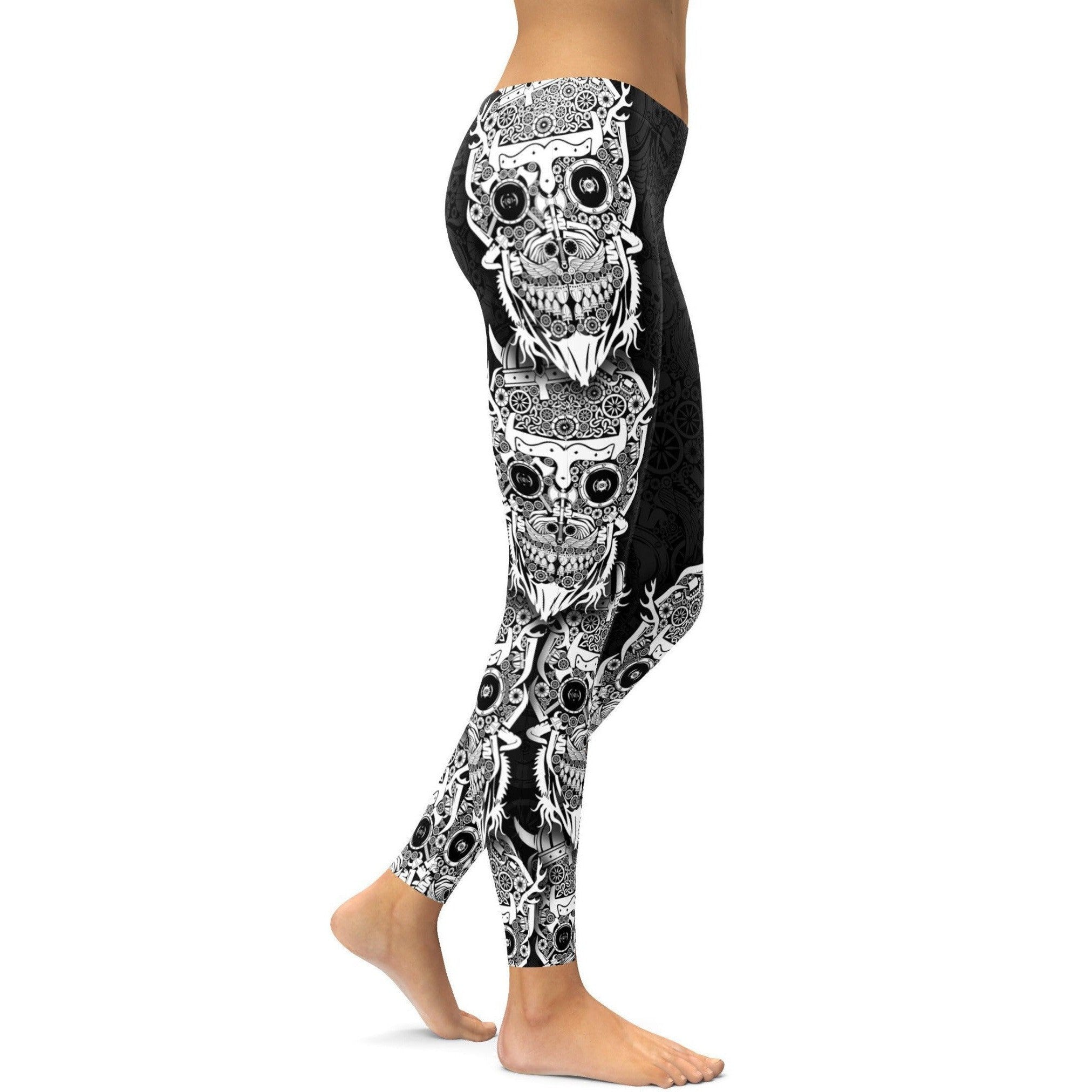 GearBunch | Vikings Skull Leggings