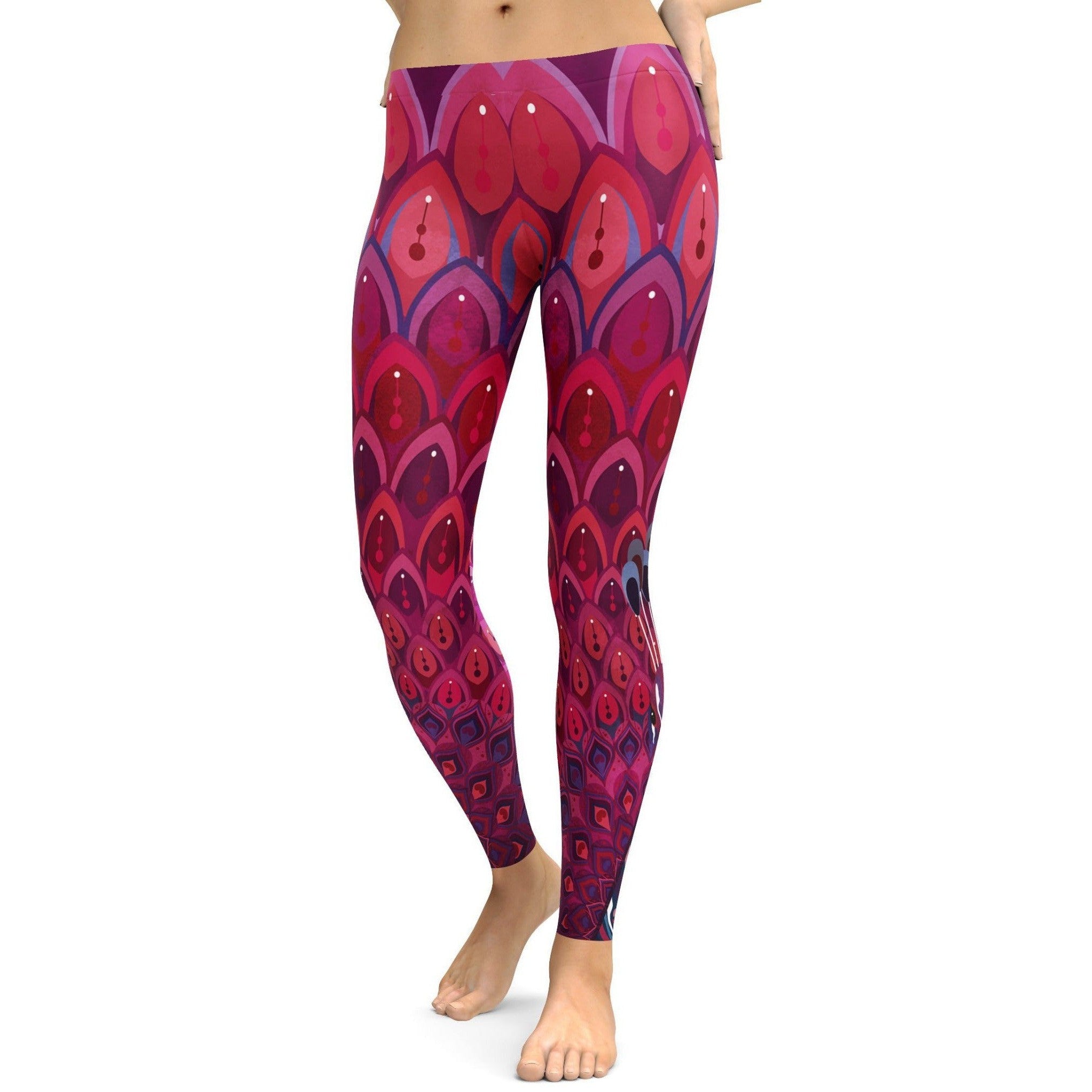 Peacock Leggings - GearBunch Leggings