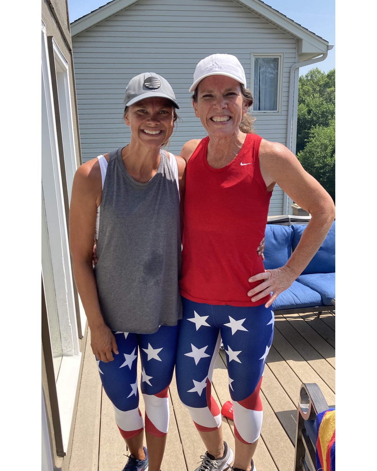 American Flag Capris