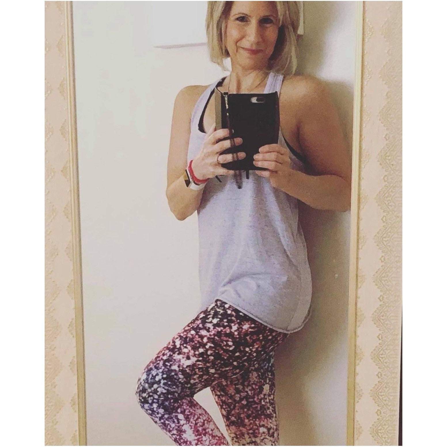 Womens Workout Colorful Sparkles Leggings Pink/Green/Blue | Gearbunch.com