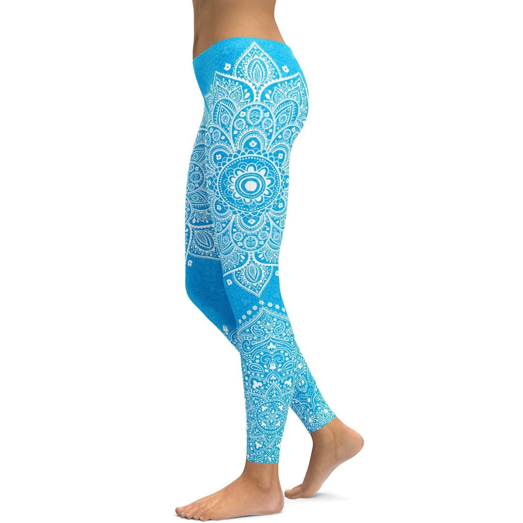 Cyan_Blue_Mandala_Leggings_Printed_Yoga_Leggings_Yoga_Pants_For_Women