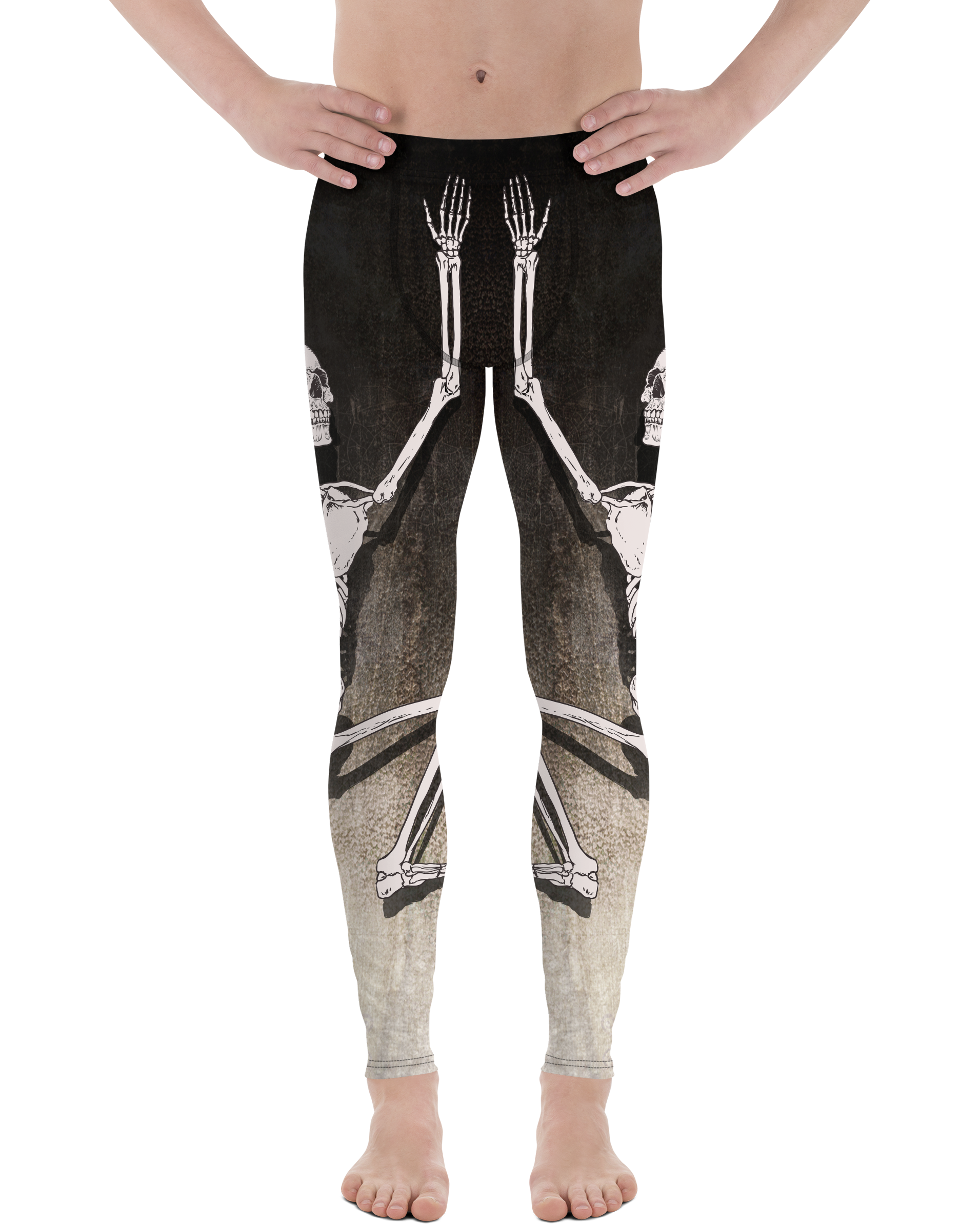 Climbing Skeleton Meggings - Gearbunch Men's Leggings