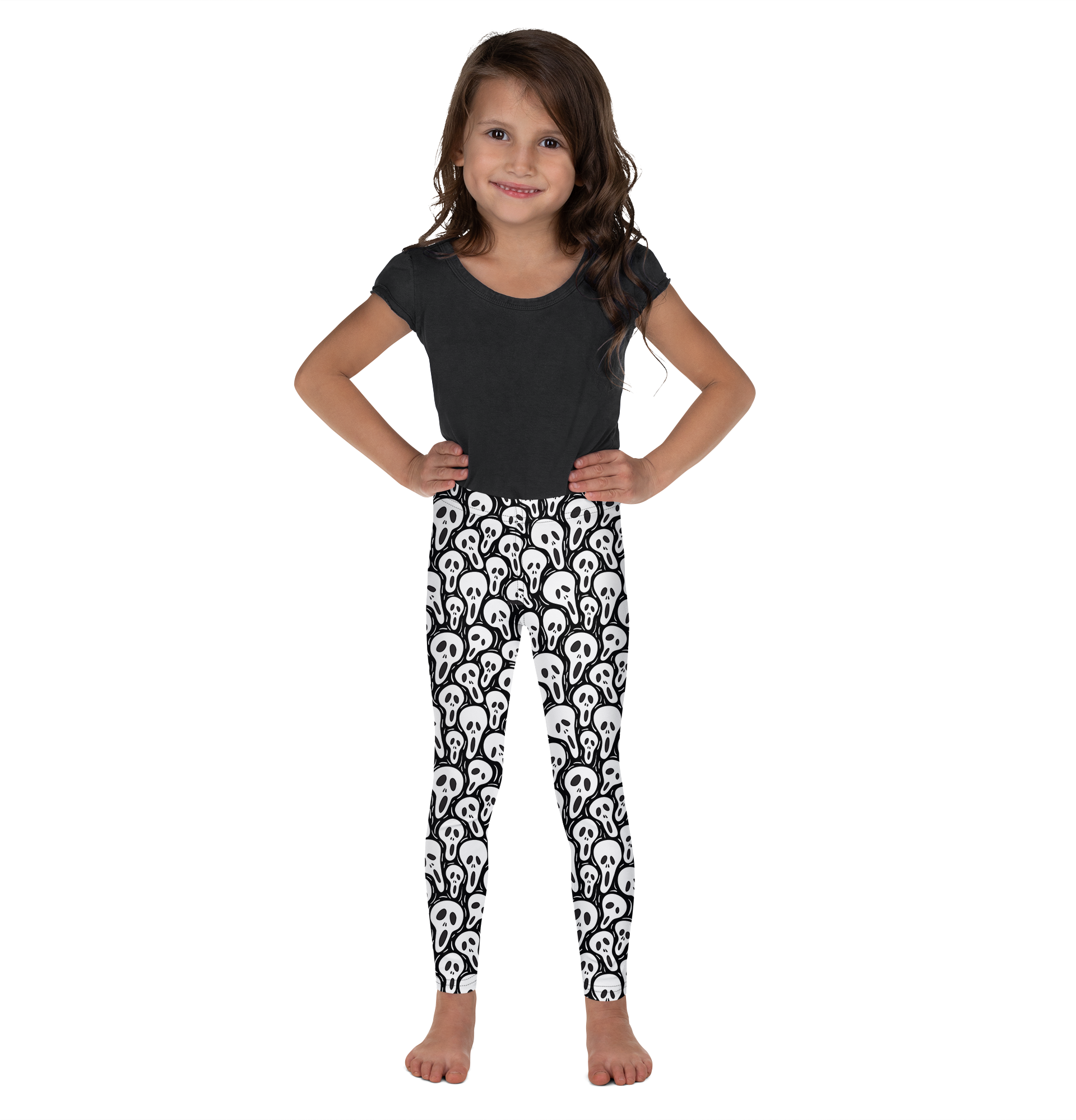 Ghost Face Kid's Leggings - Gearbunch