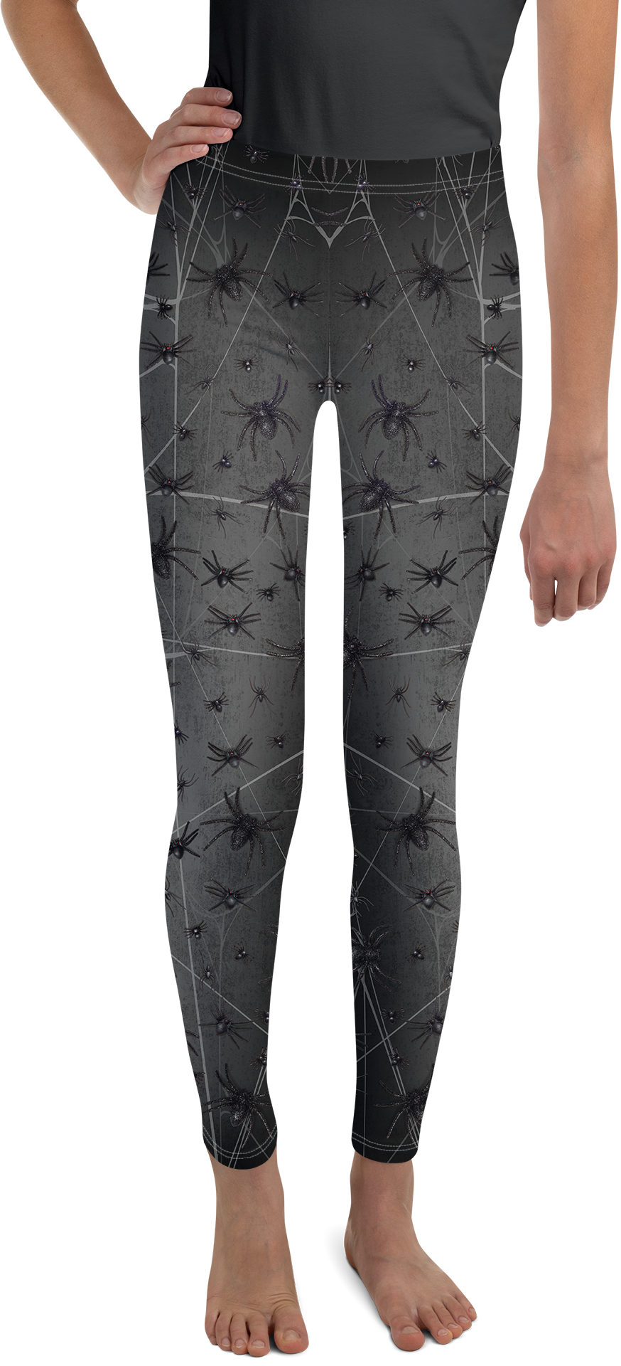 Crawling Spider Youth Leggings - Gearbunch