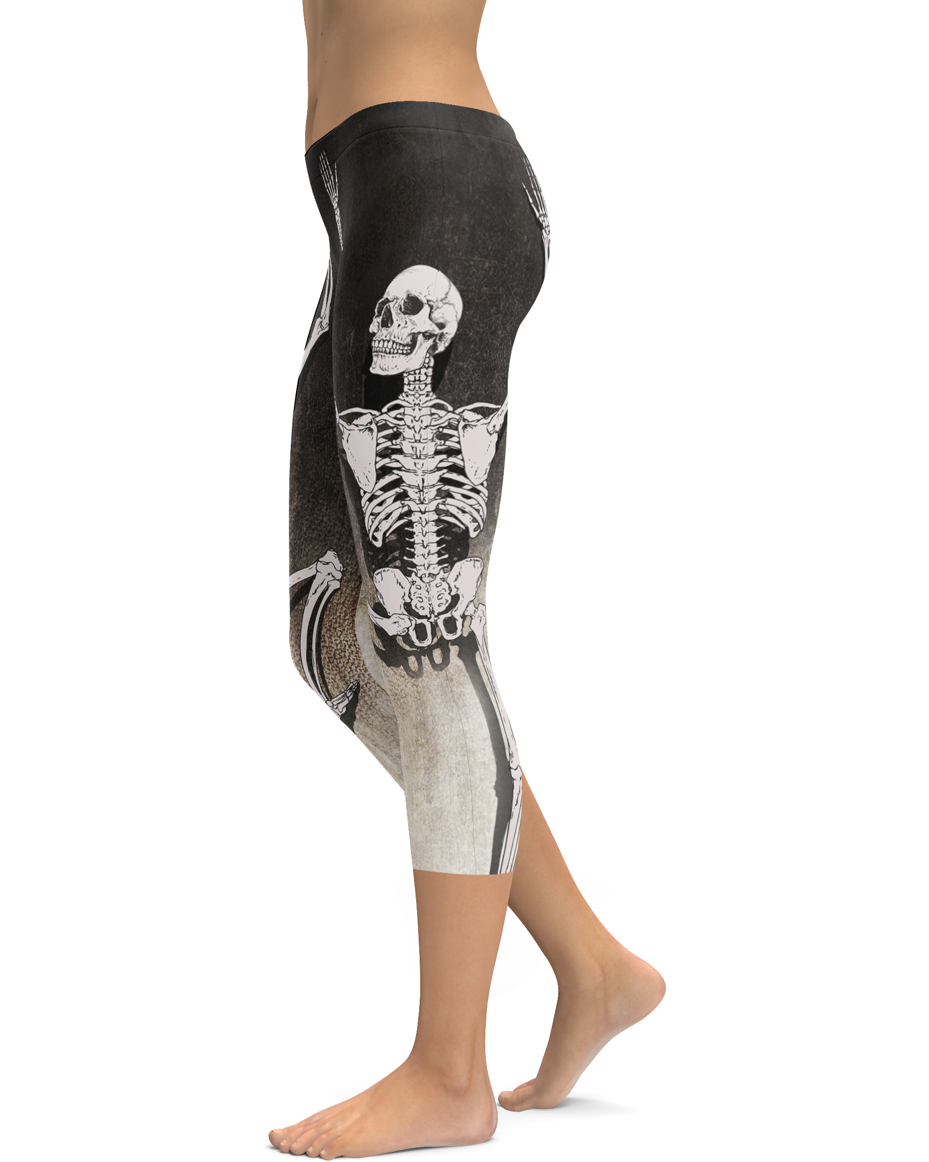 Climbing Skeleton Capris - Gearbunch