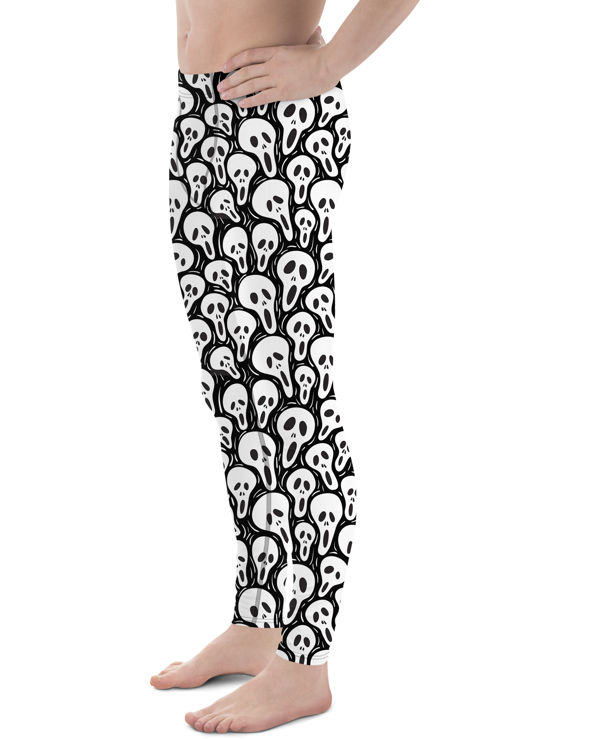 Ghost Face Meggings - Gearbunch Men's Leggings