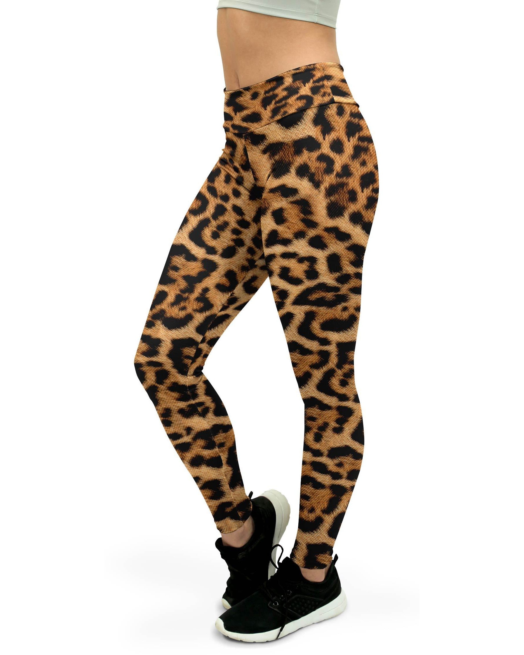 Leopard Skin Women's Yoga Pants Gearbunch
