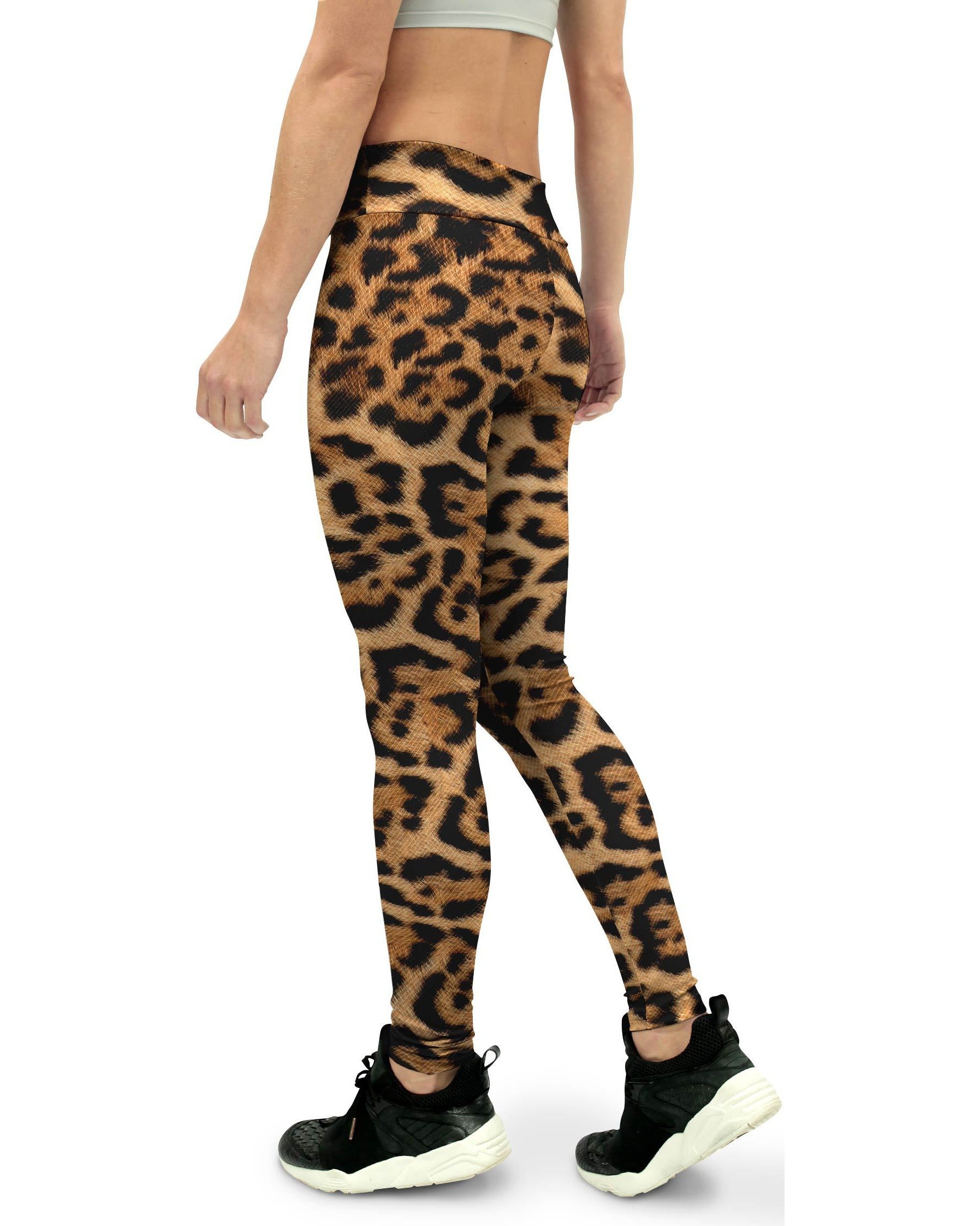 Leopard Skin Women's Yoga Pants Gearbunch