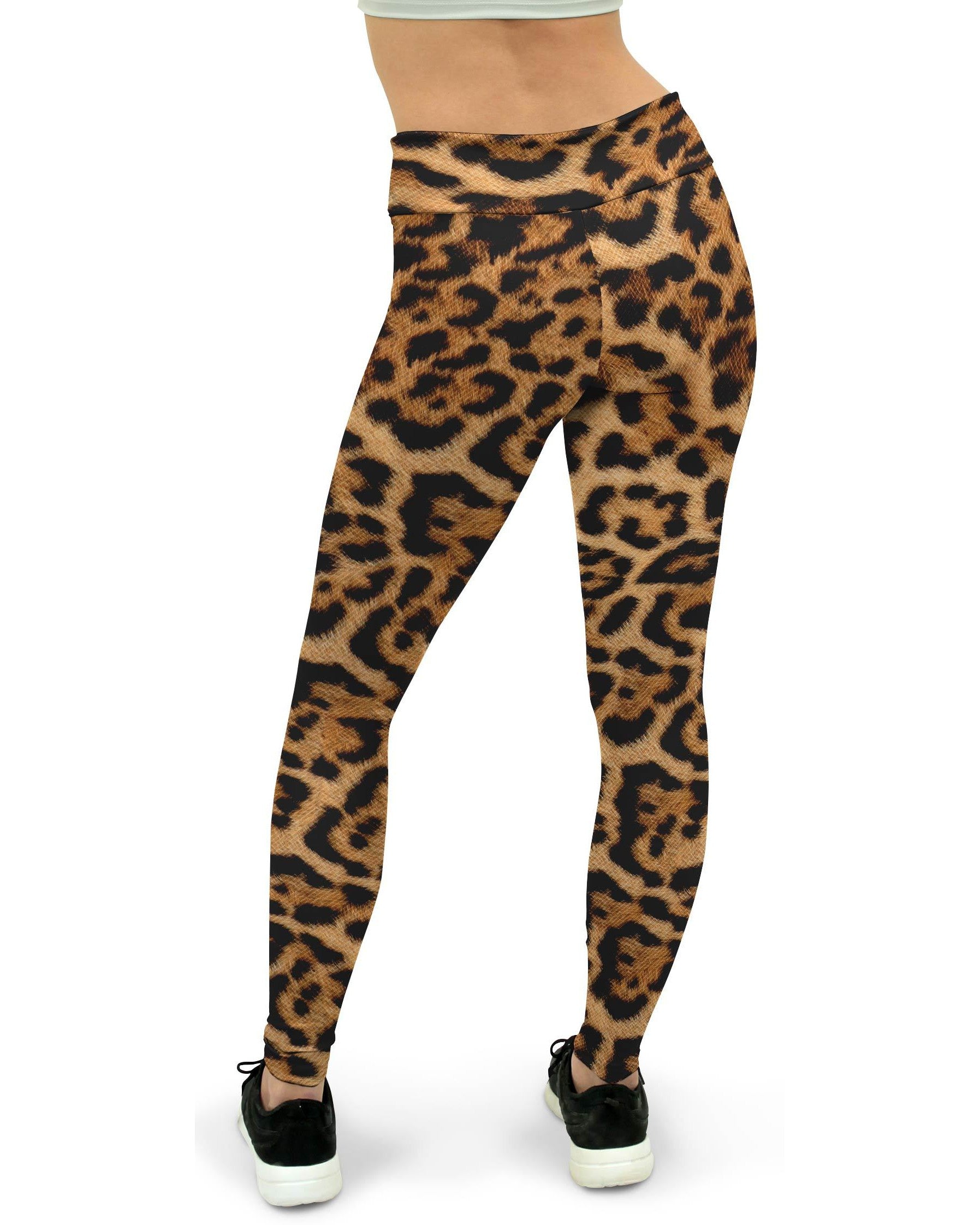Leopard Skin Women's Yoga Pants Gearbunch