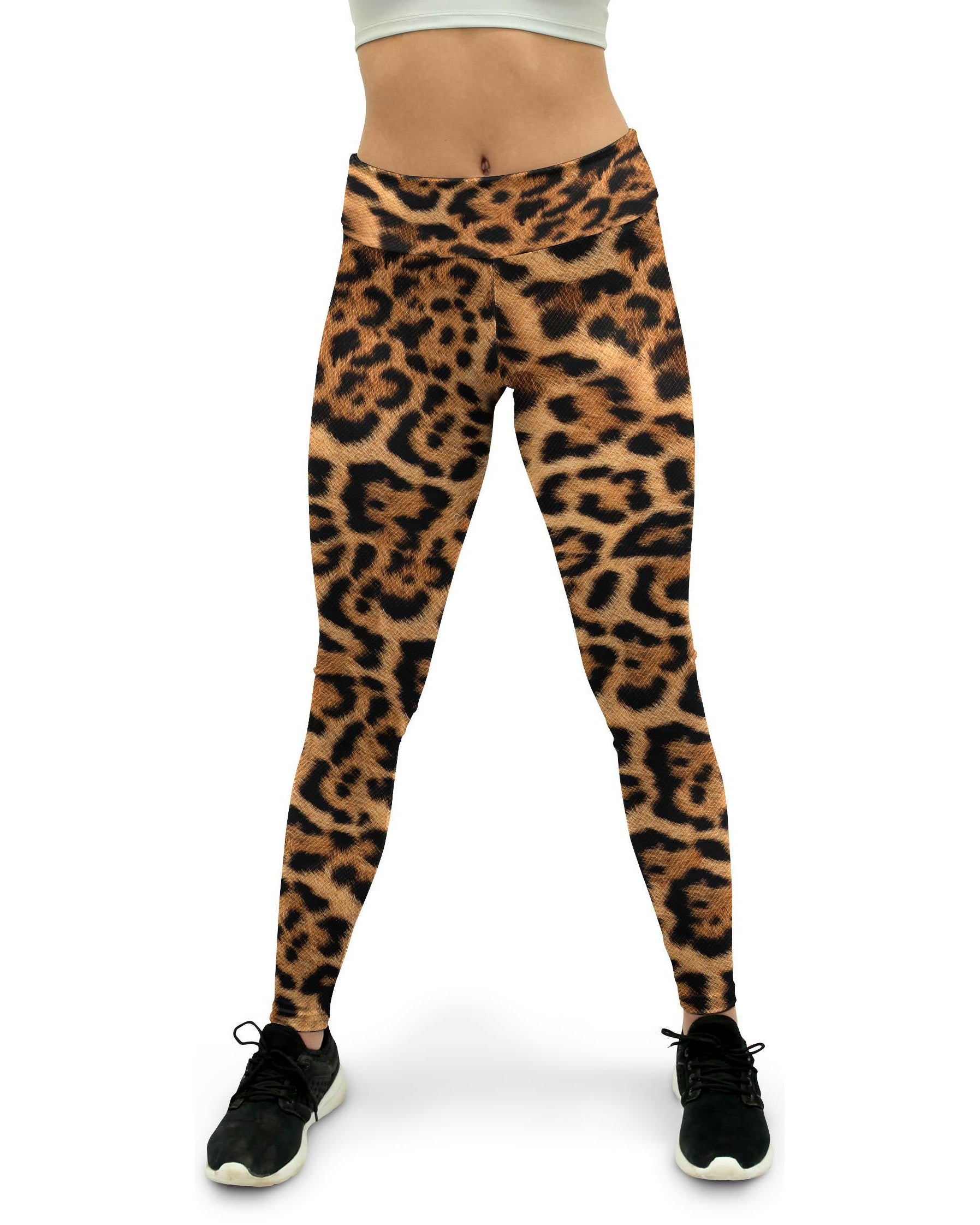 Leopard Skin Women's Yoga Pants Gearbunch