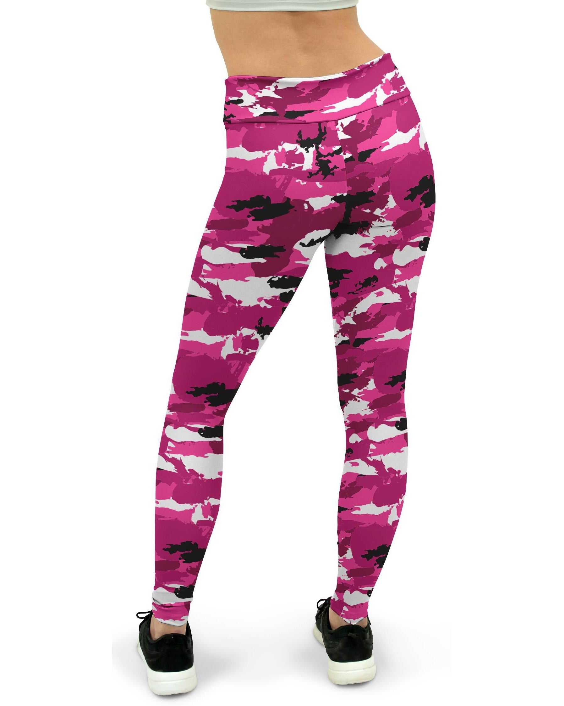 Pink Camo Womens Yoga Pants Gearbunch