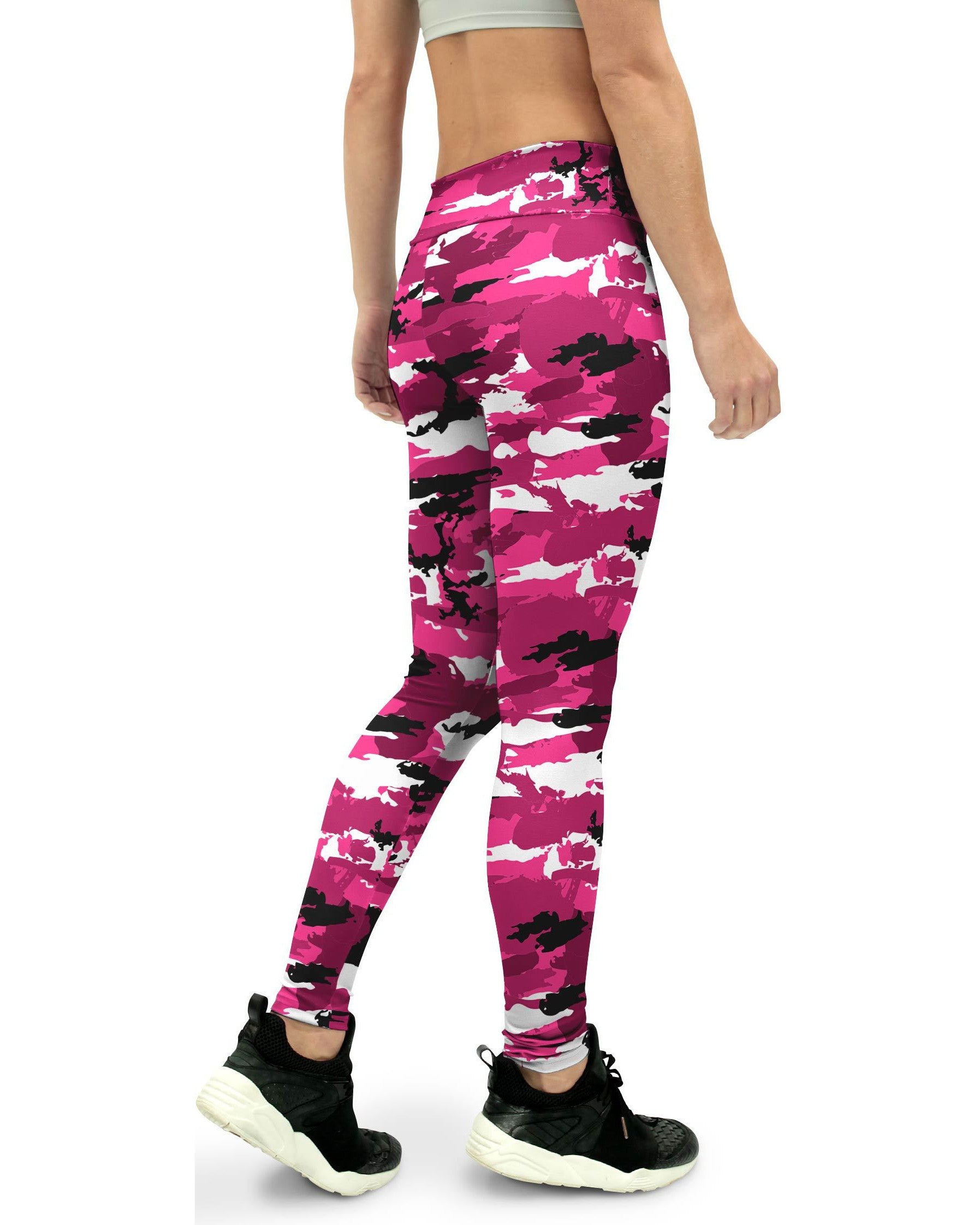 Pink Camo Womens Yoga Pants Gearbunch
