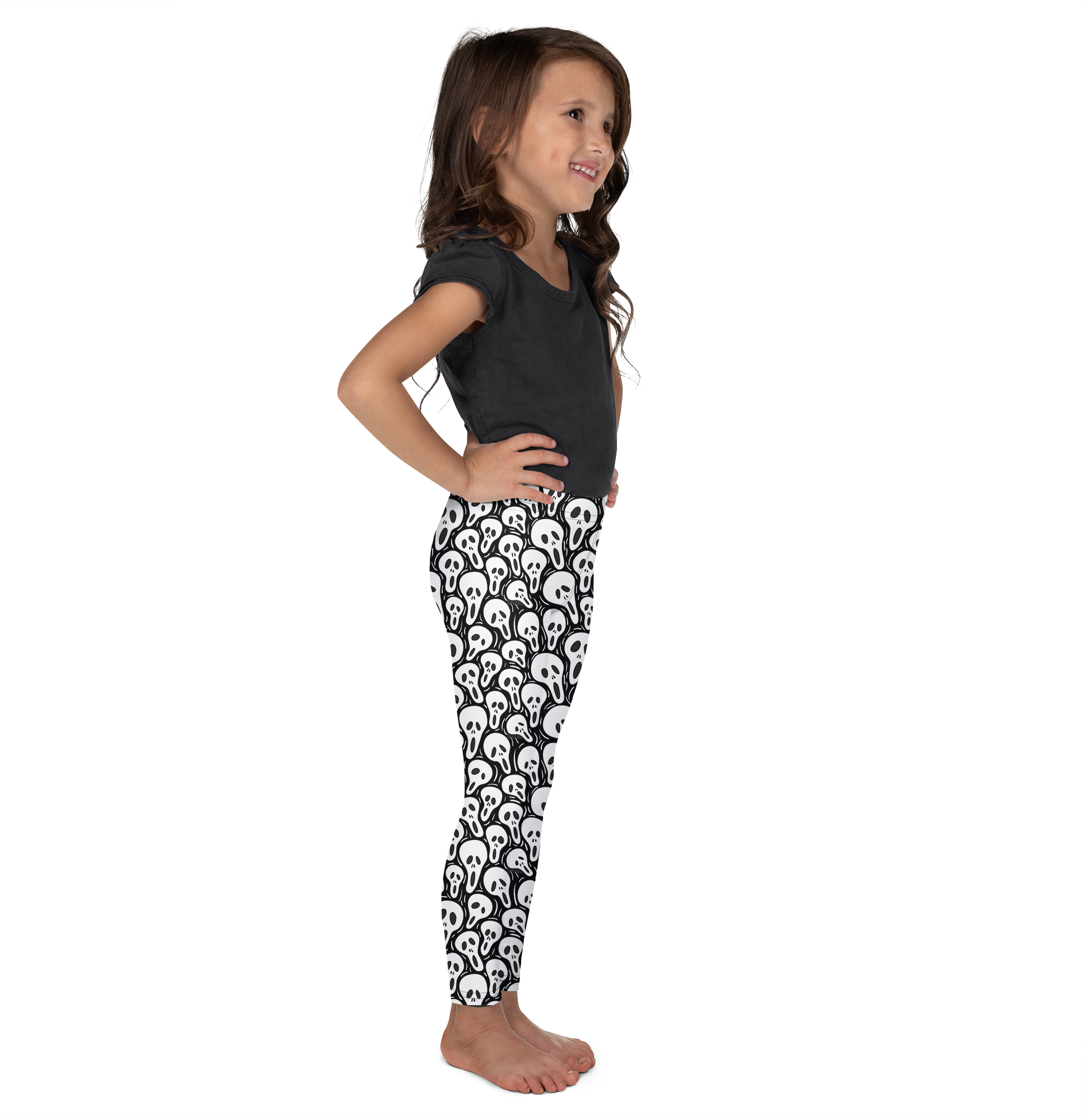 Ghost Face Kid's Leggings - Gearbunch